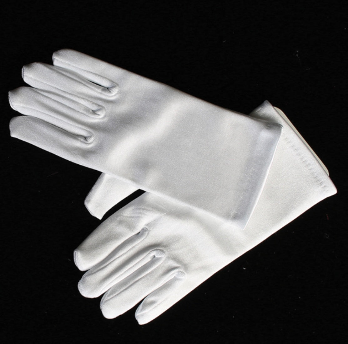 short white dress gloves Butler Lace Short Gloves in White