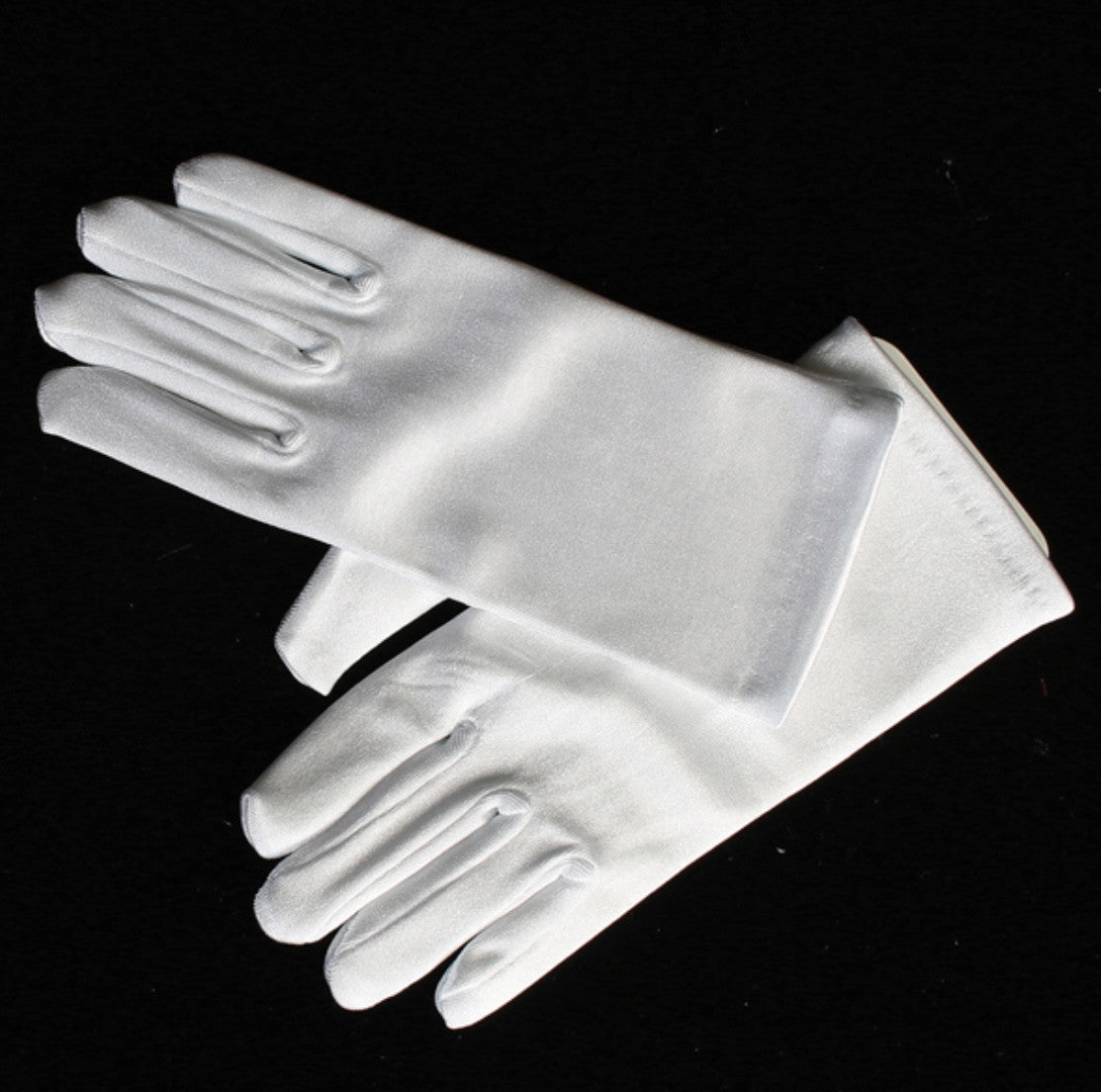 Short White Gloves