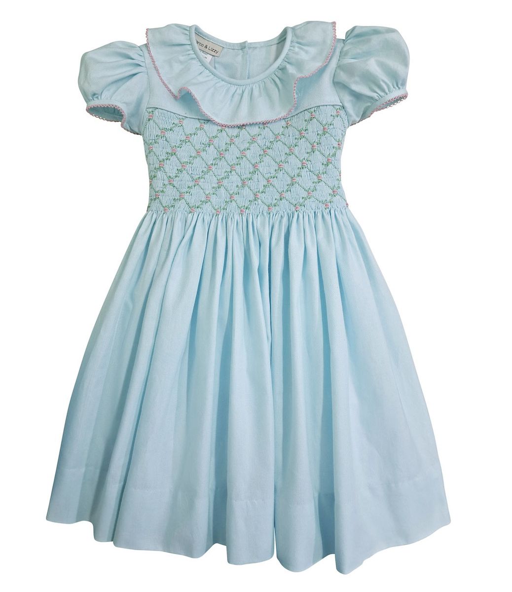 dress baby classic Classic Mint Smocked Dress 2T