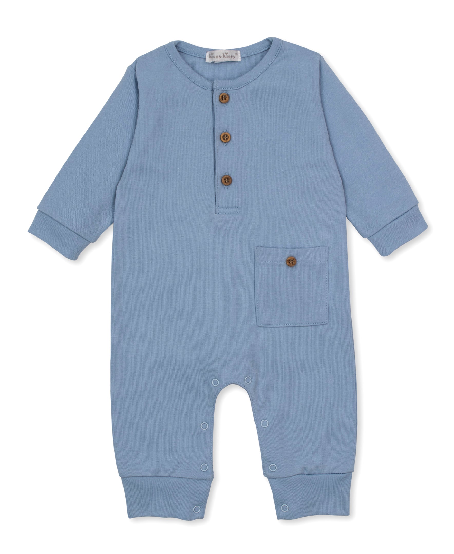 Blue Campsite Playsuit