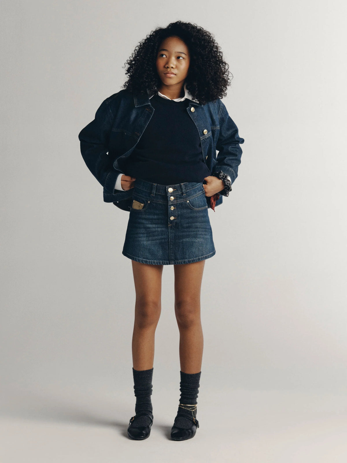 Jenny Denim Skirt
