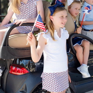 Patriotic Bows Margot Skort