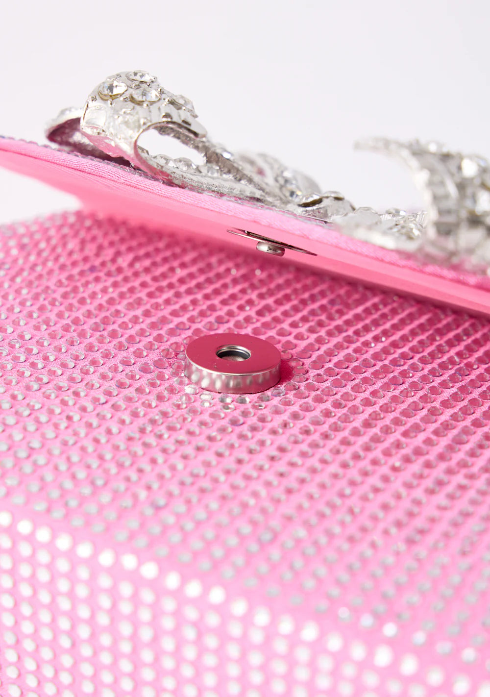 Pink Diamanté Adalyn Purse