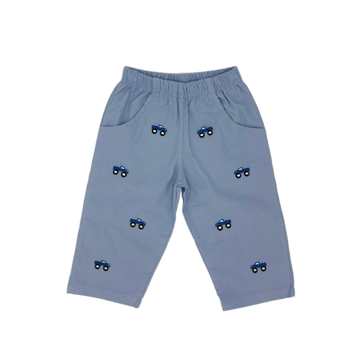 Blue Cord Monster Truck Pants