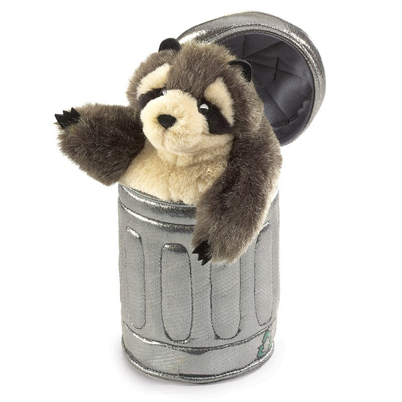 Raccoon Garbage Can Puppet