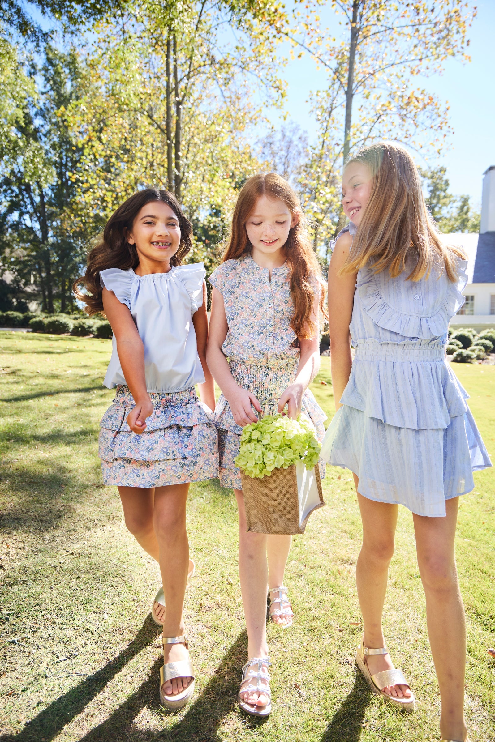 Coral Floral Drew Dress