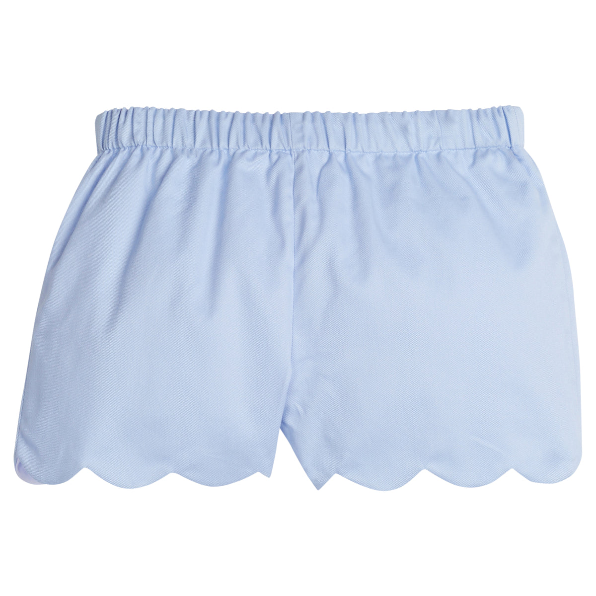 Blue Scalloped Soft Short Set