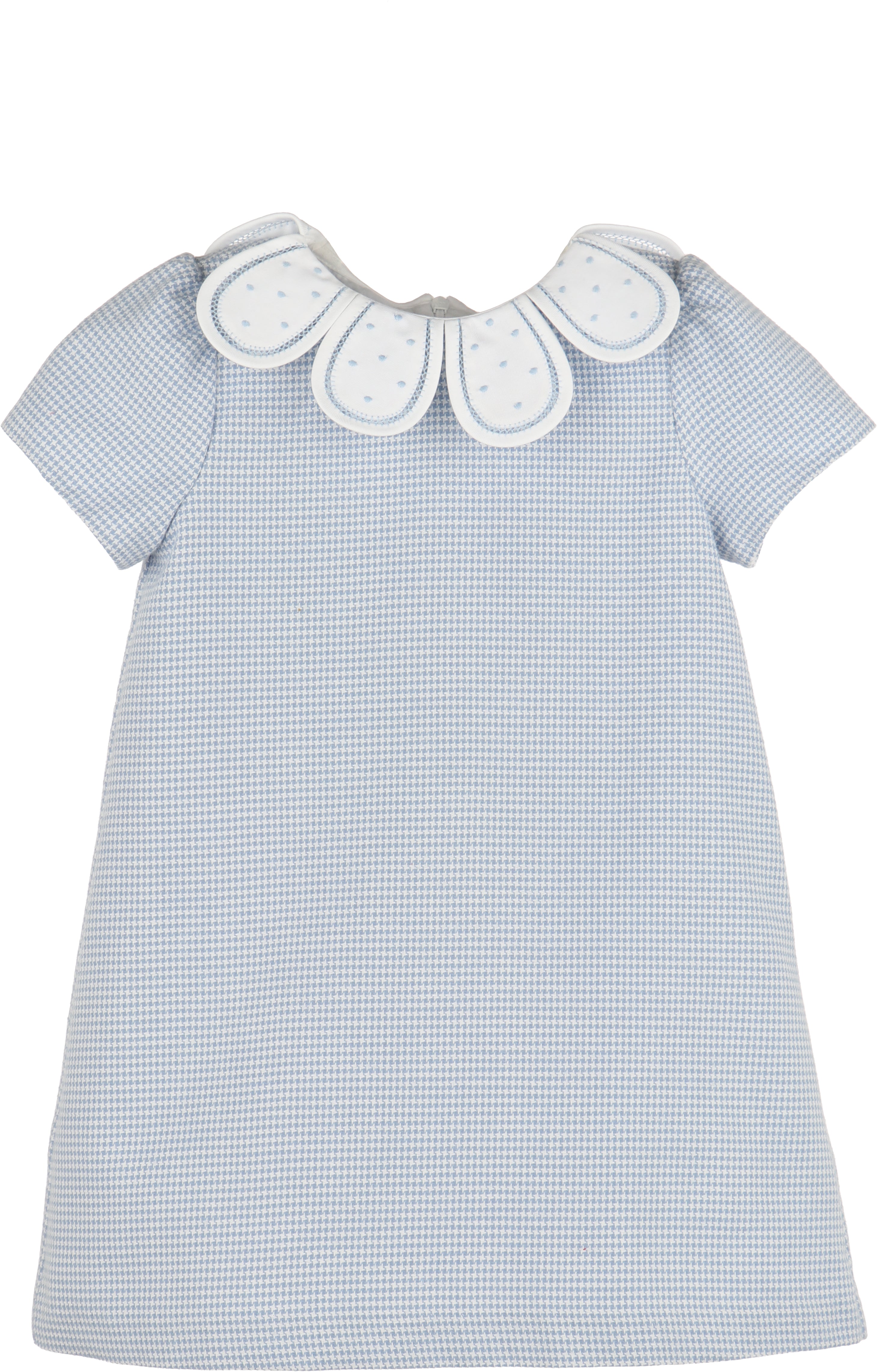 Blue Checks Petal Dress