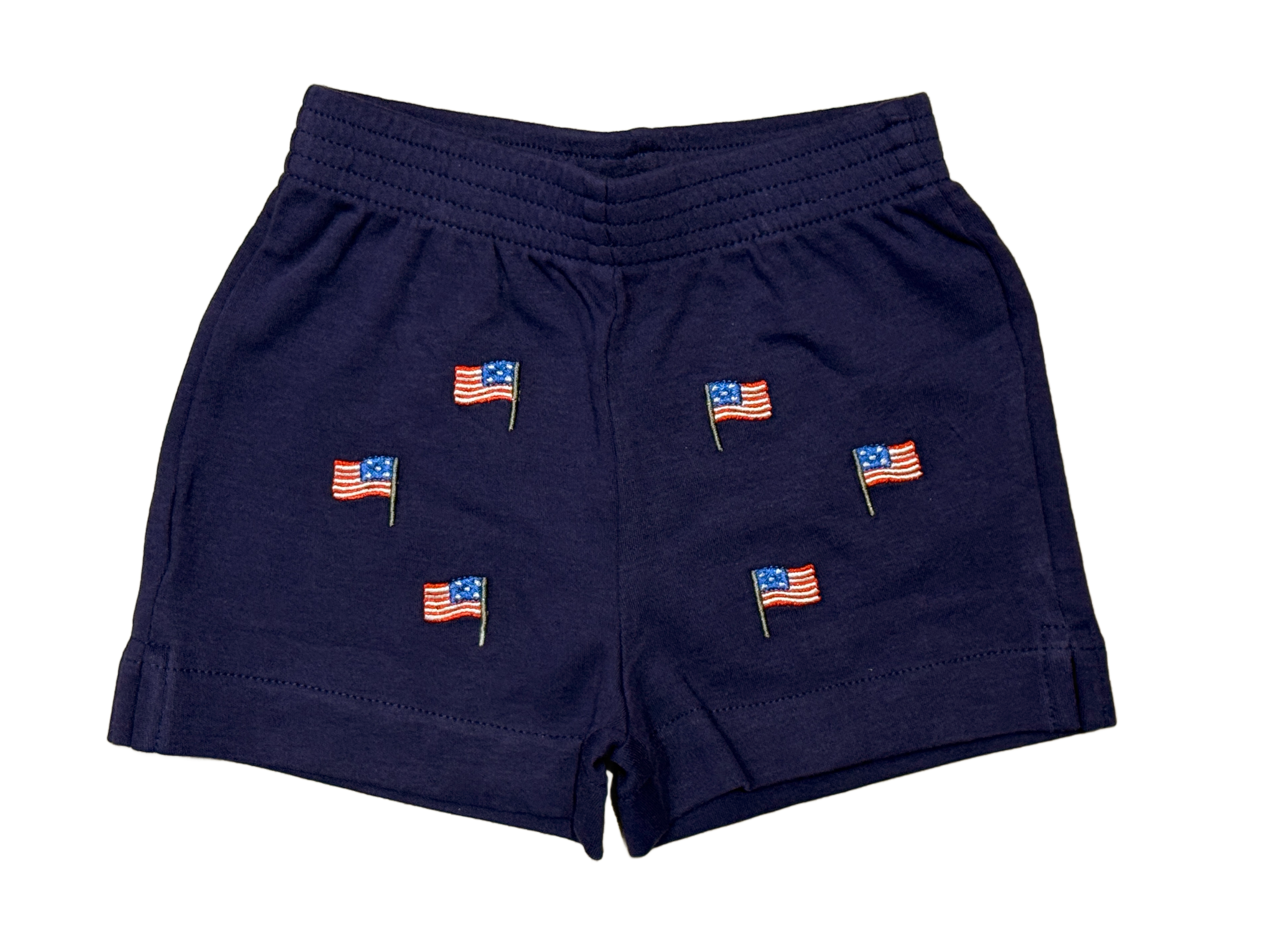 Navy Flag Critter Shorts