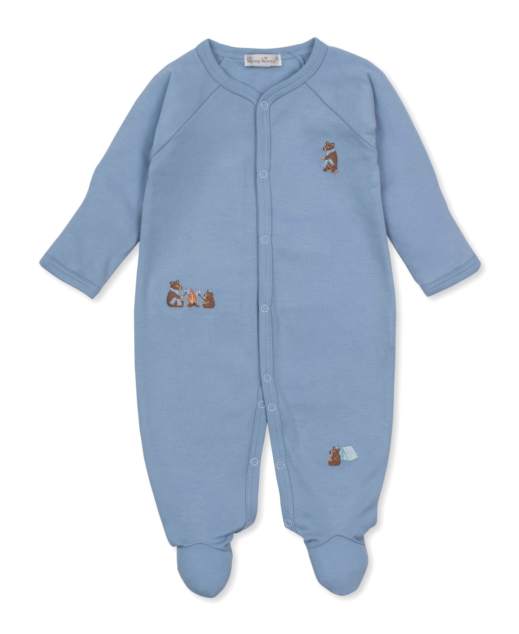 Blue Campsite Footie