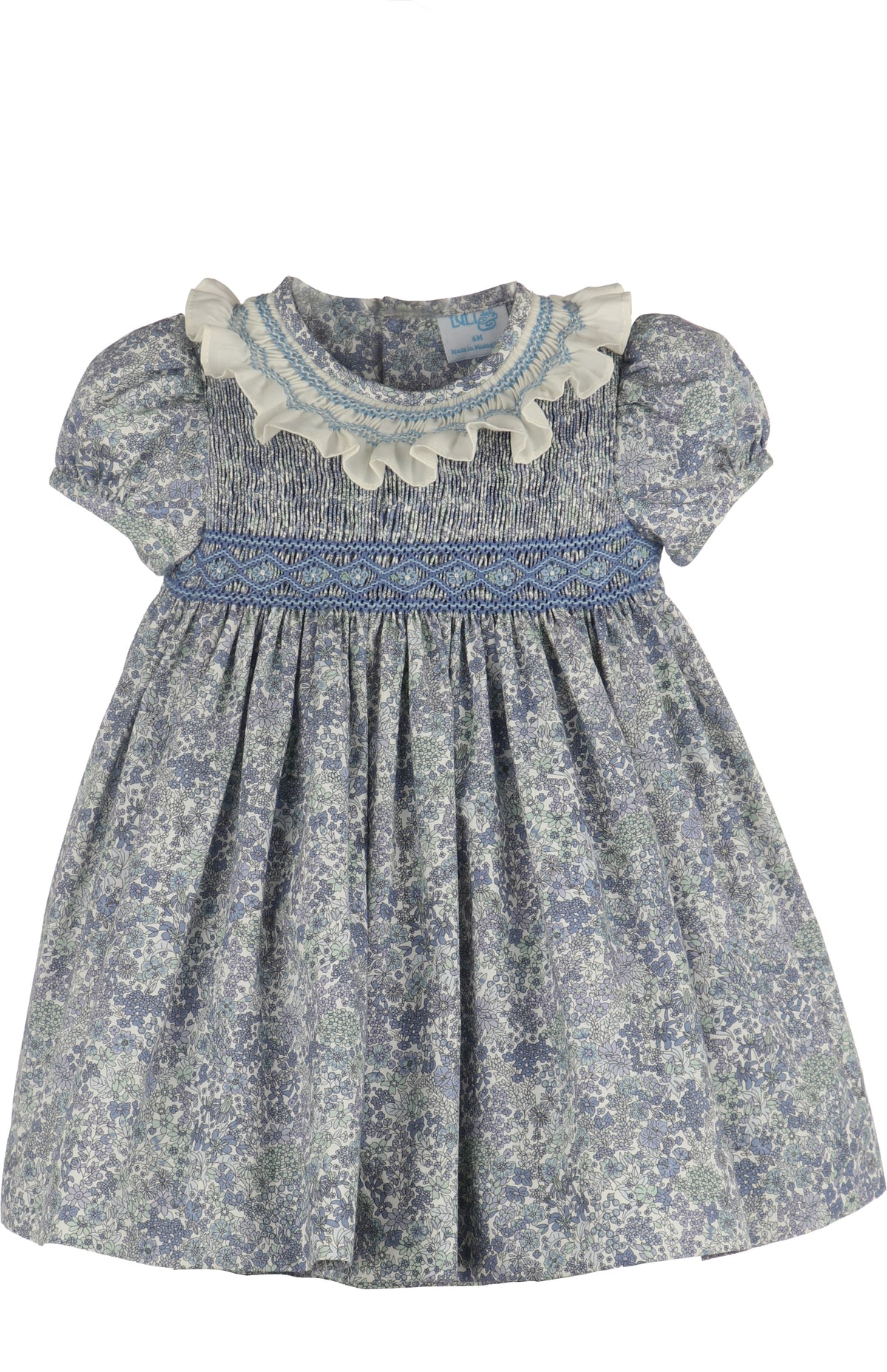 Fall Bloom Smocked Dress