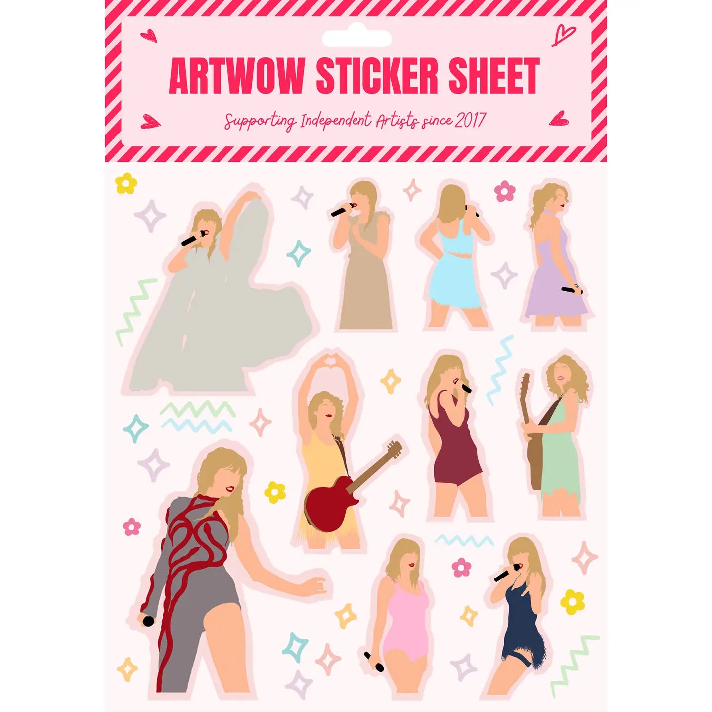 Taylor Swift Sticker Sheet