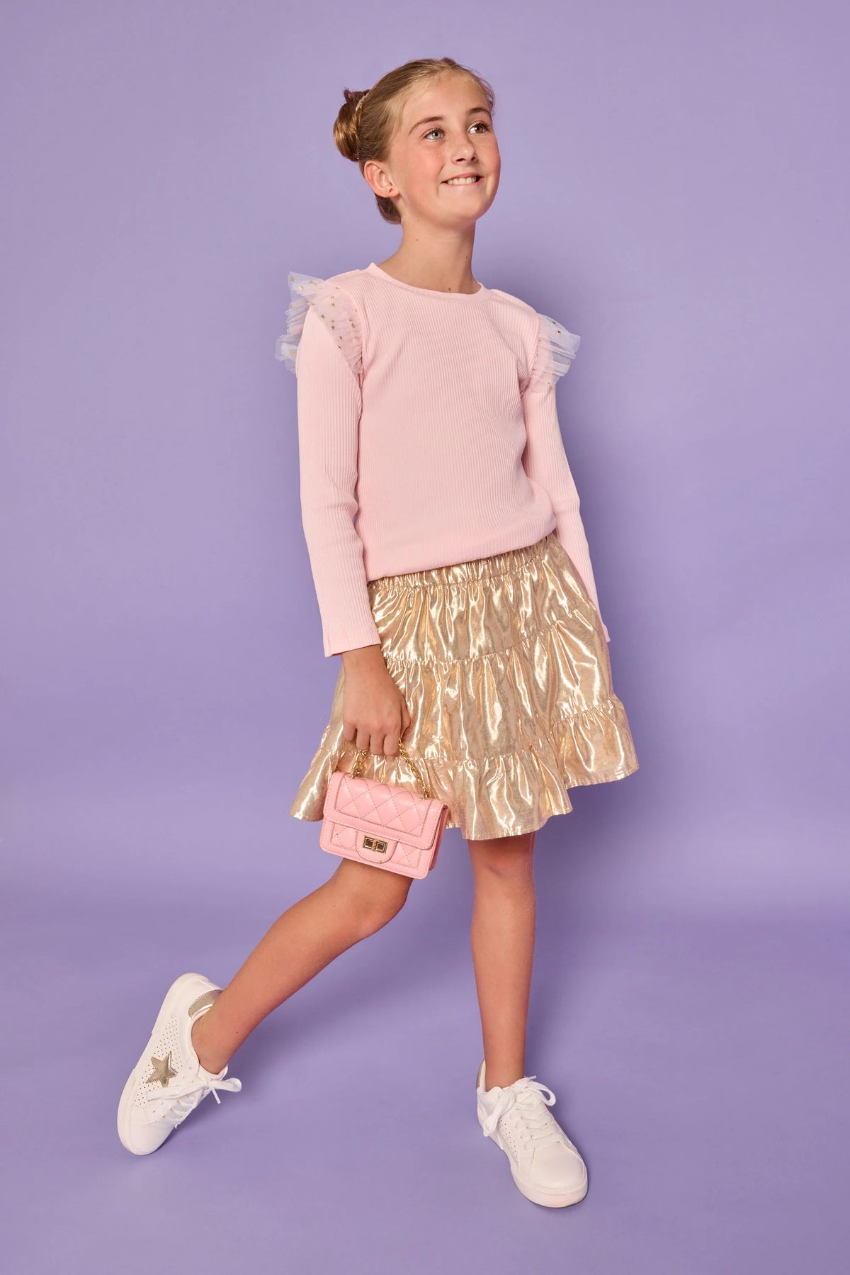 Gold Circle Skort
