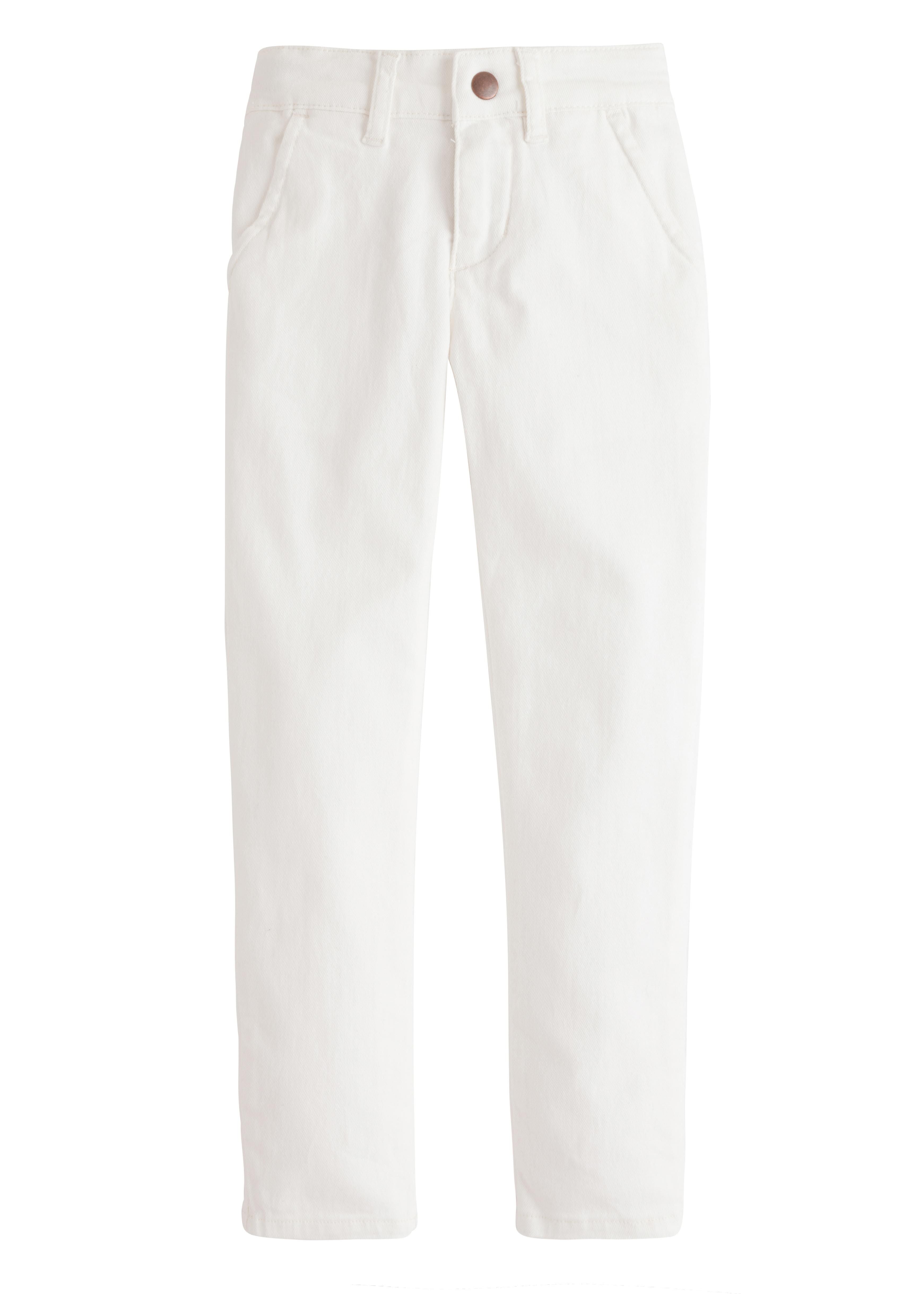 White Twiggy Jeans