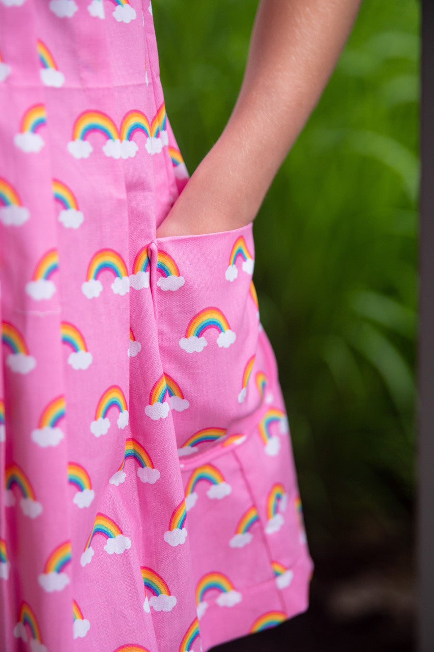 Pink Rainbow Reagan Dress