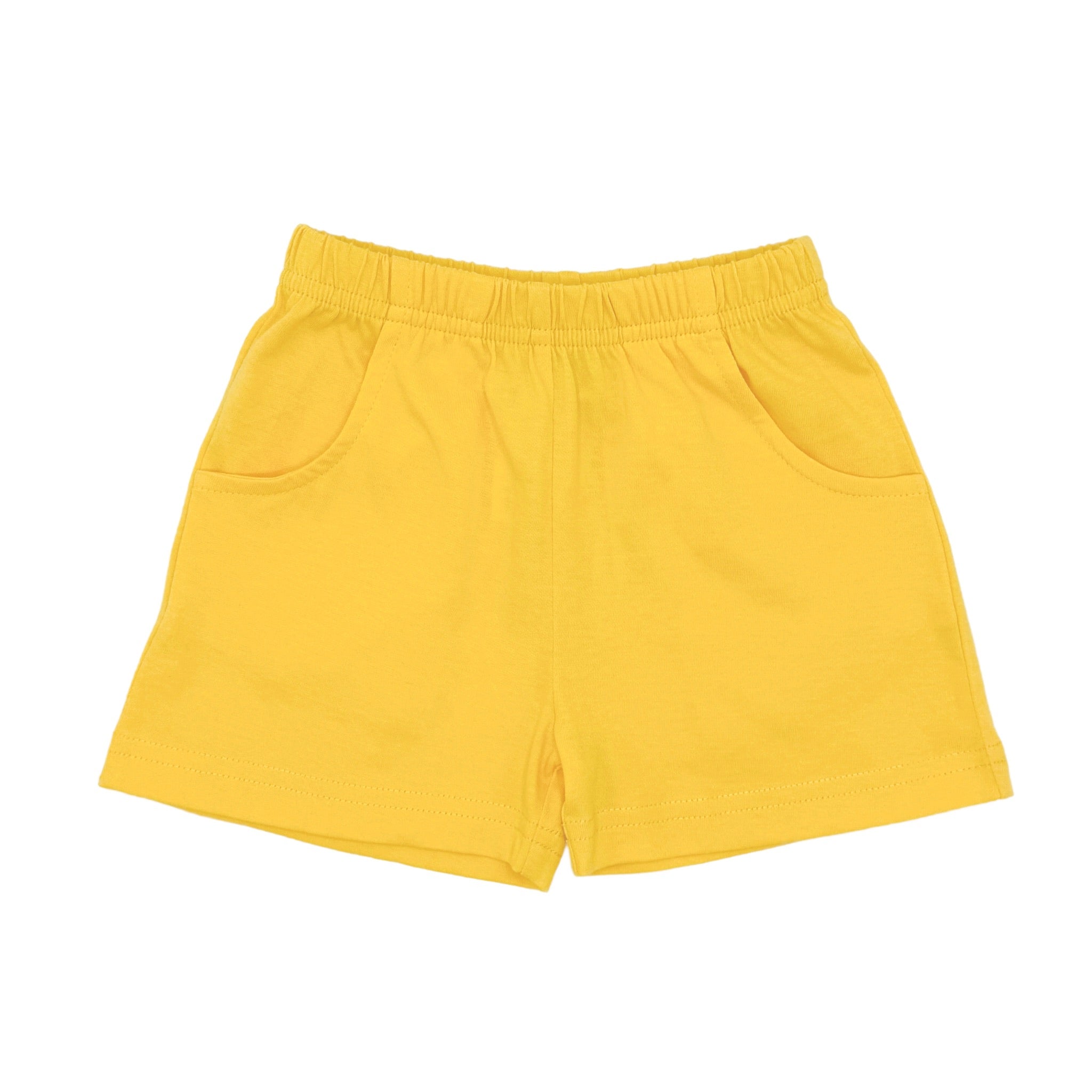 Yellow Pima Shorts