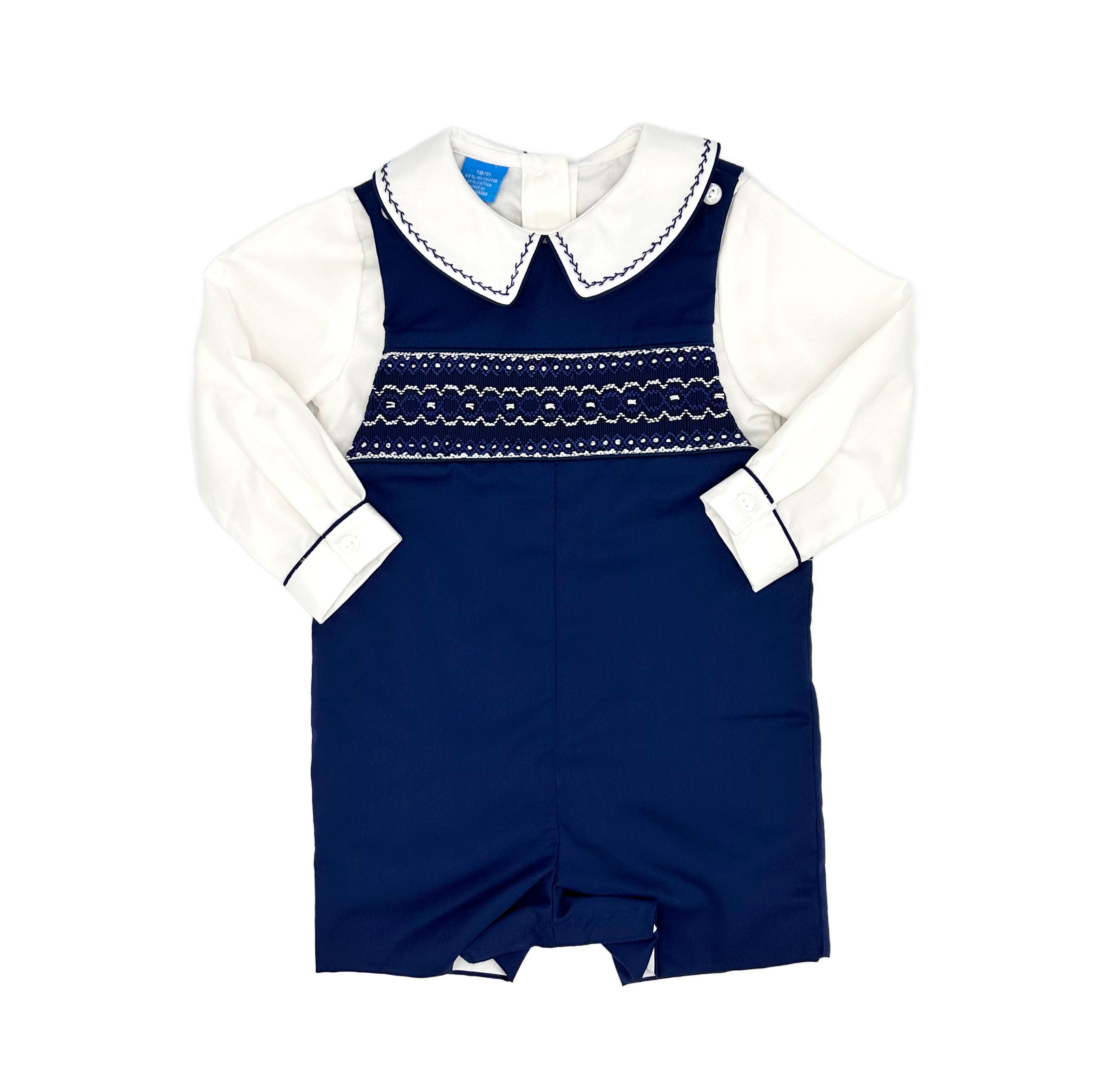 Navy Viyella Jon Jon Set