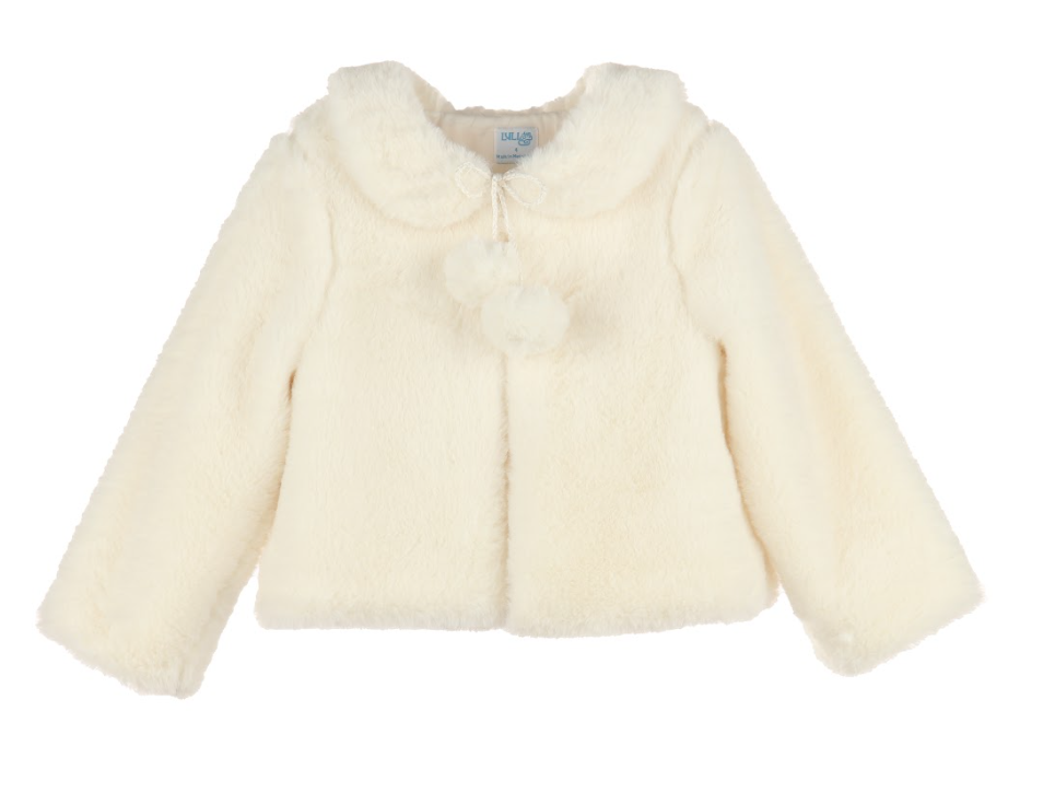 Ivory Cozy Fur Coat