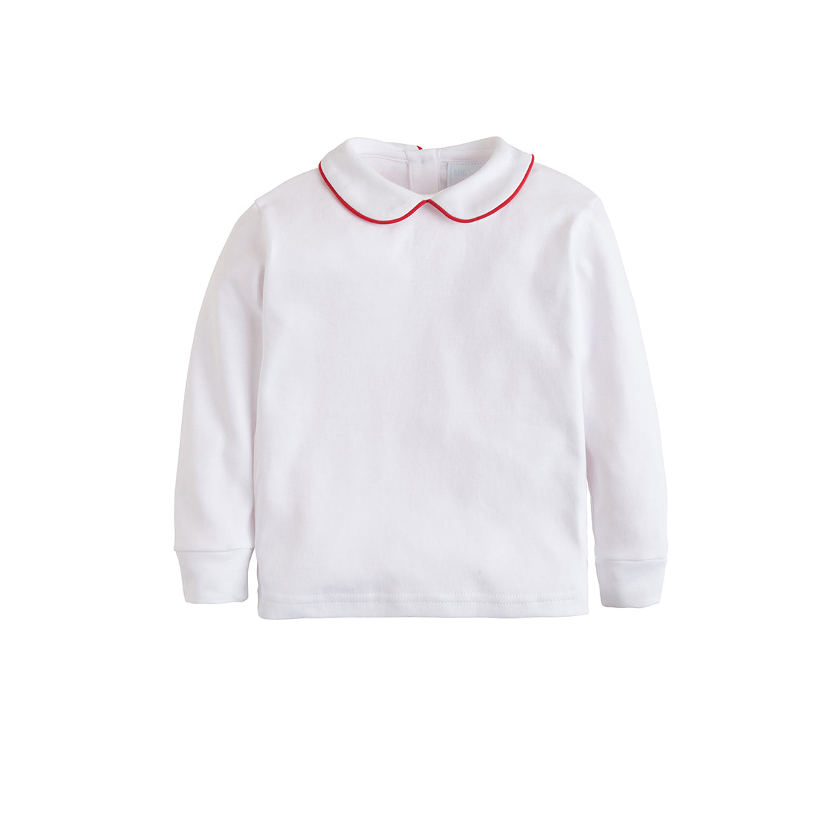 L/S Red Piped Peter Pan