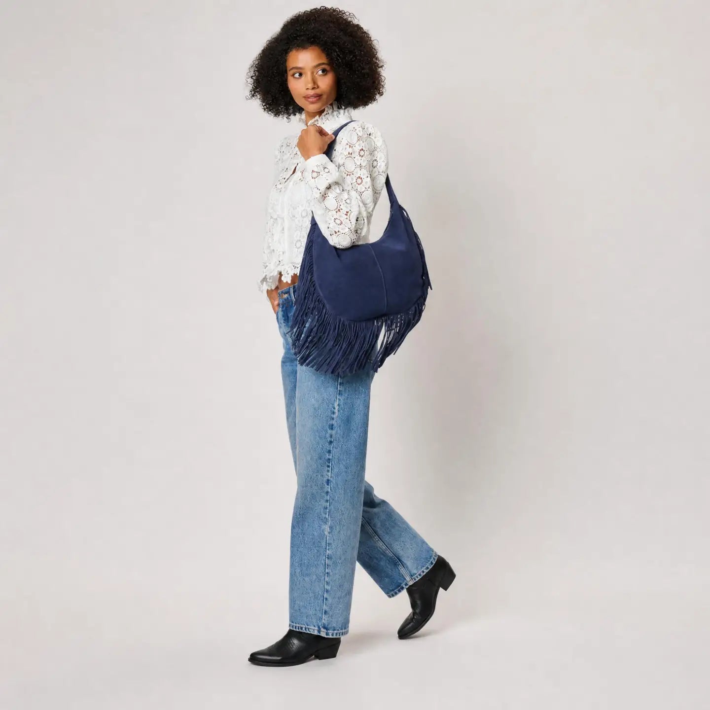 Navy Reba Bag