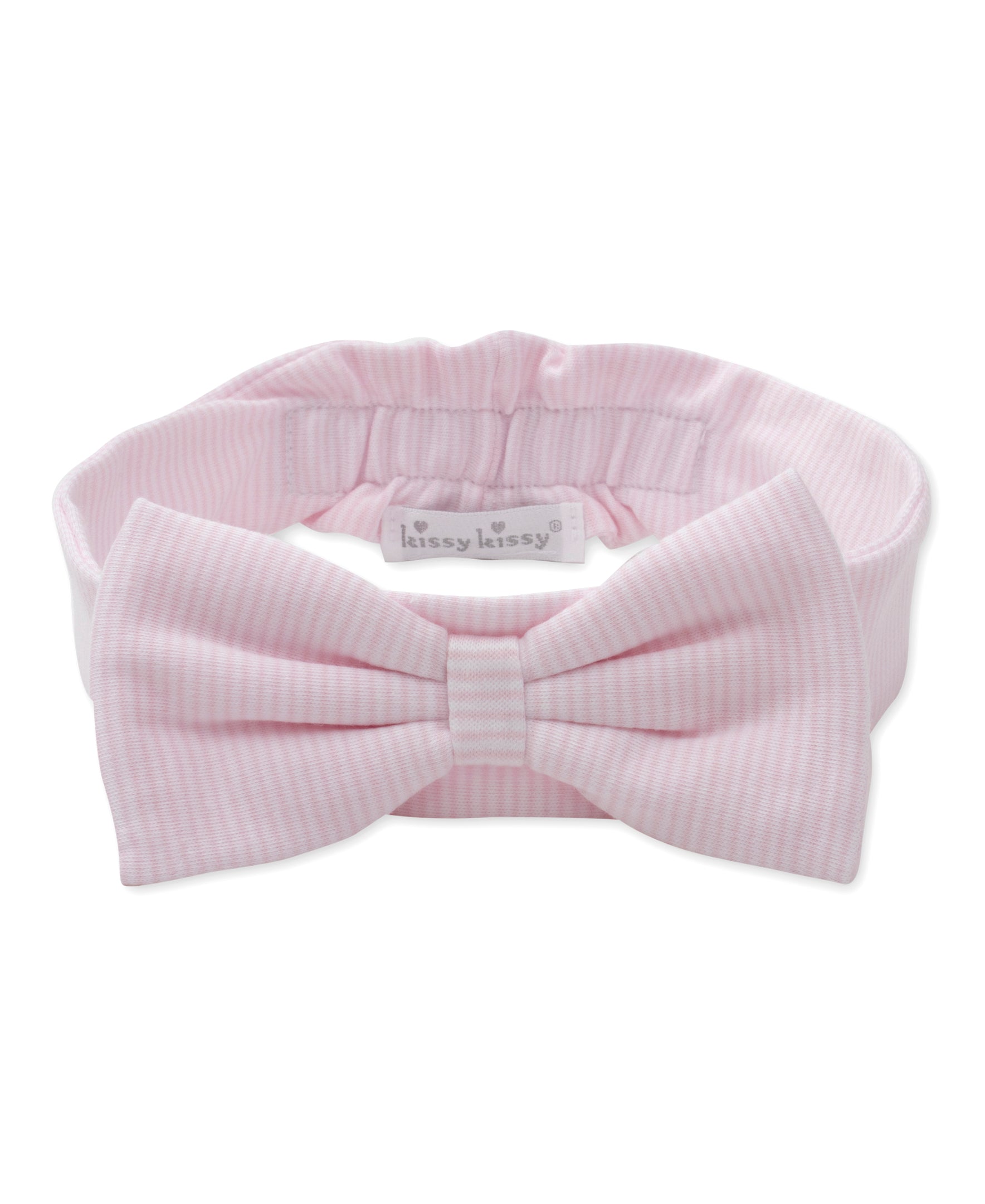 Pink Stripe Baby Headband