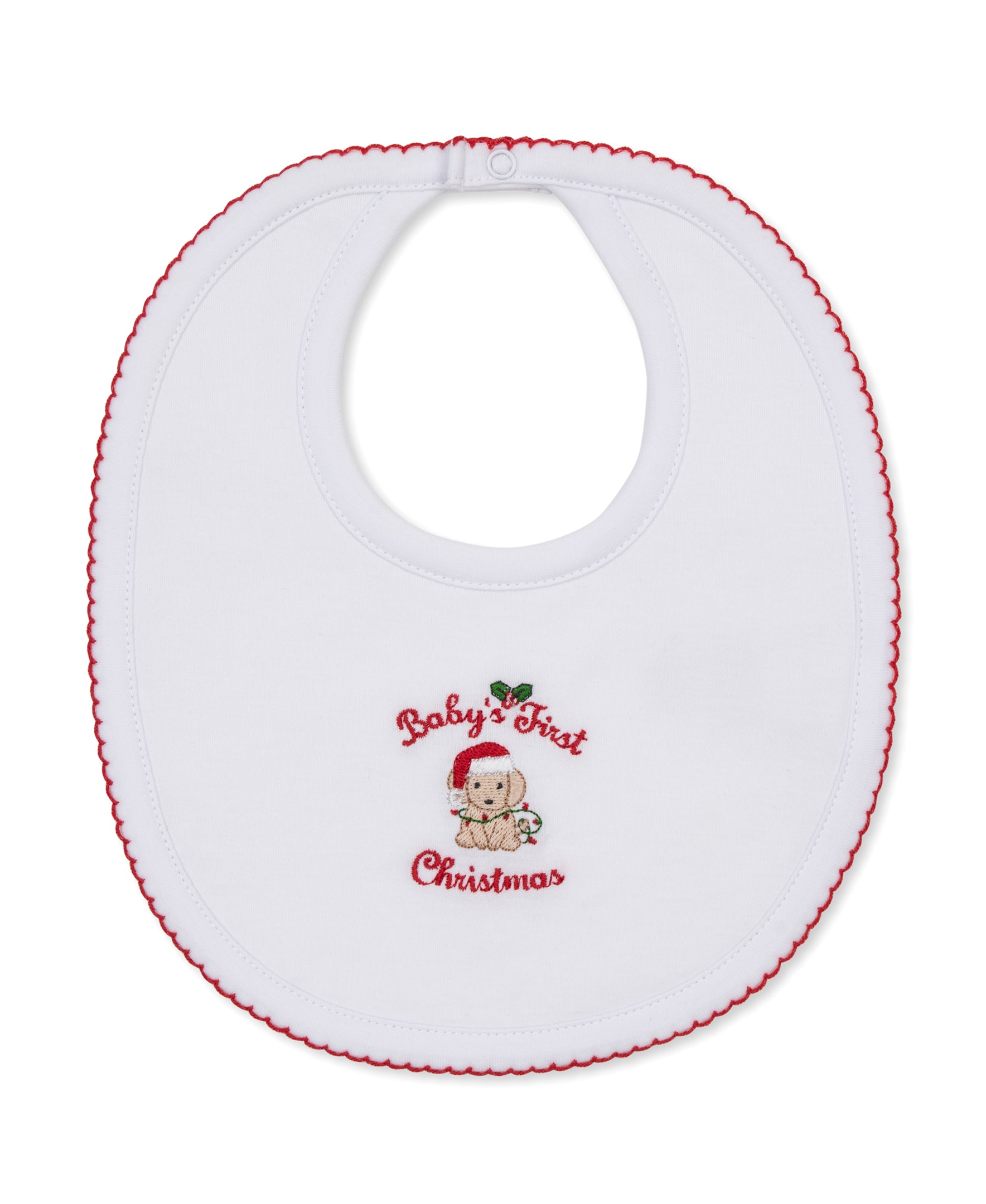 Baby’s First Christmas Puppy Bib