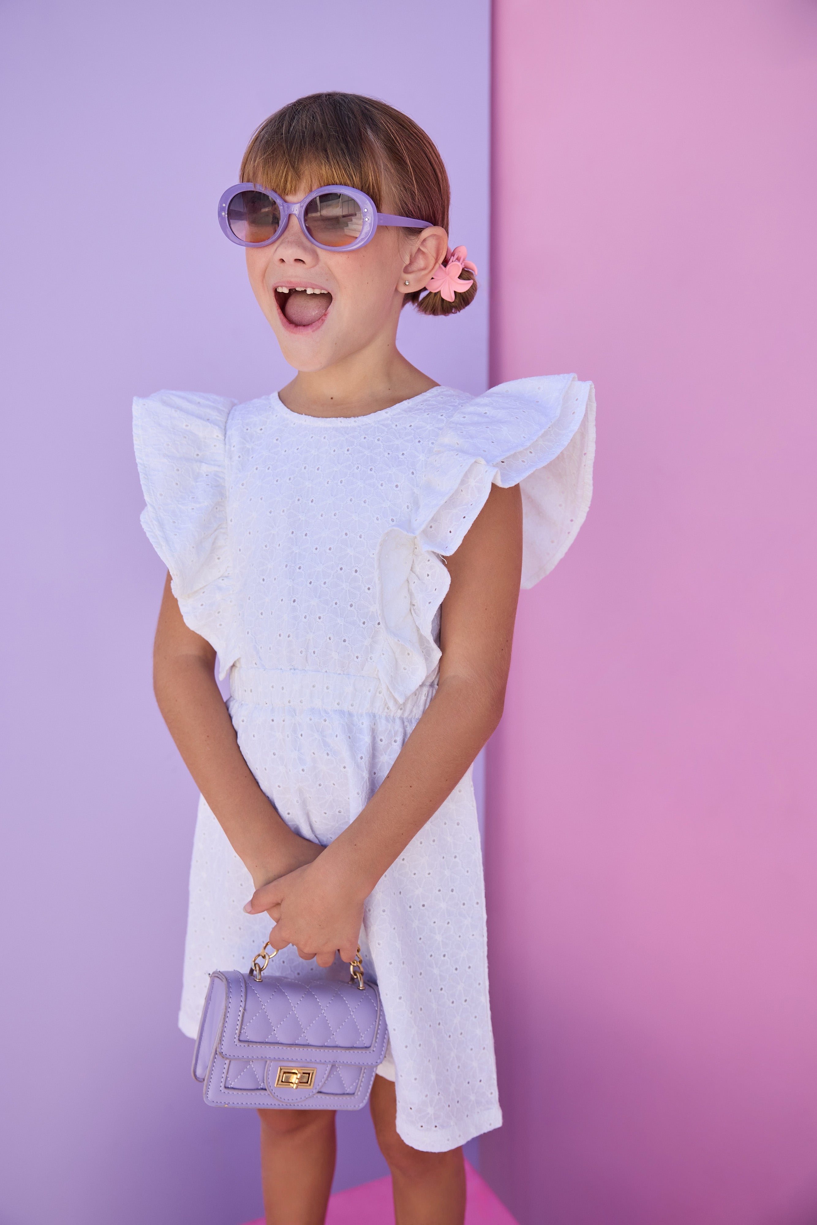 White Trellis Sadie Dress
