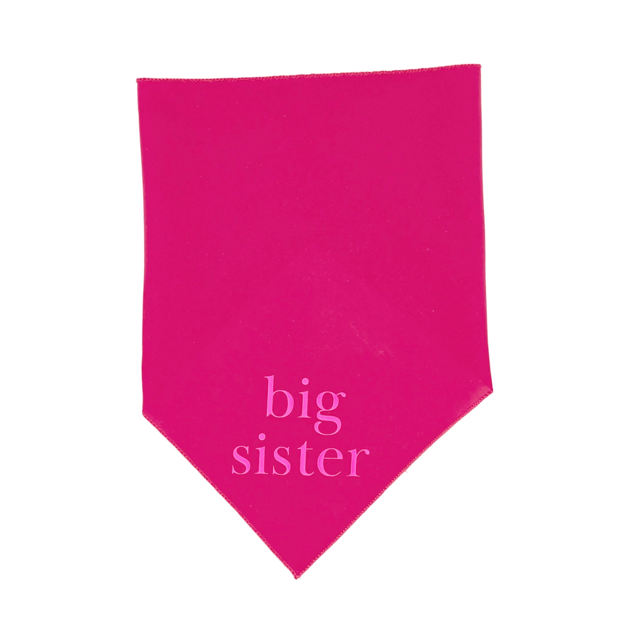 Pink Big Sister Bandana