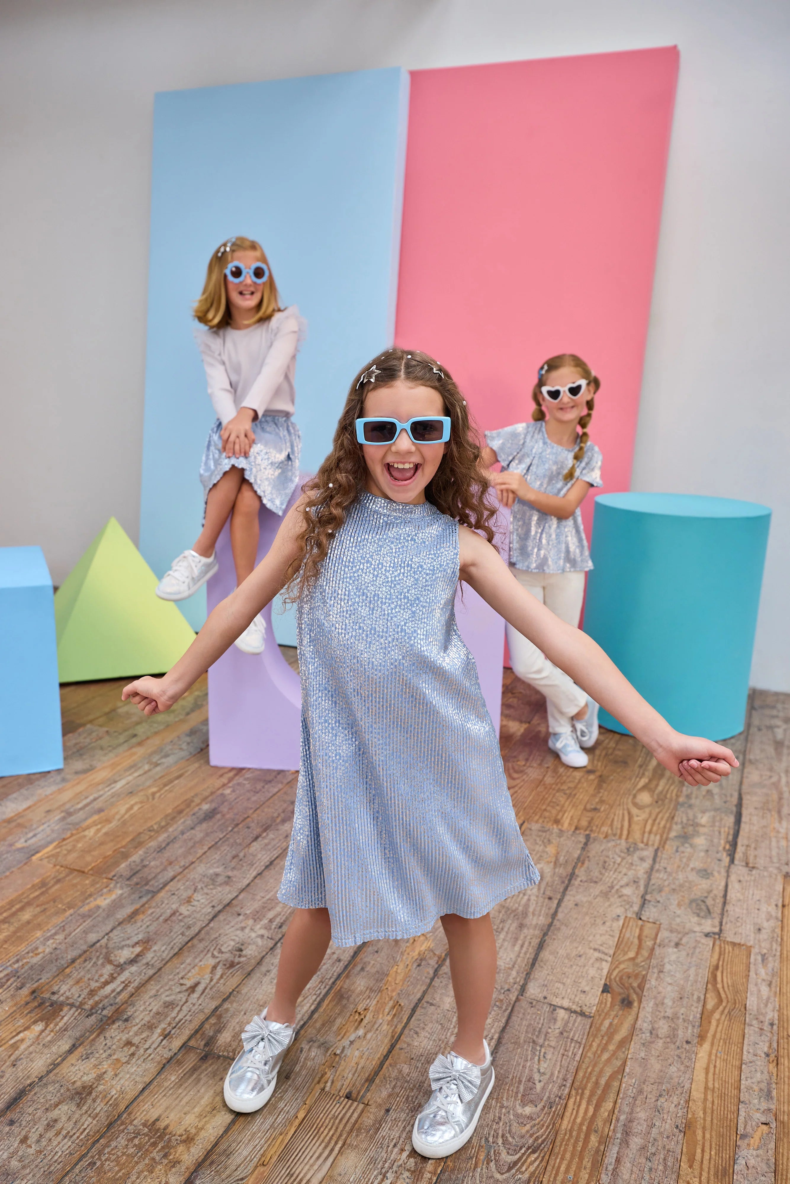 Blue Stars Swing Dress