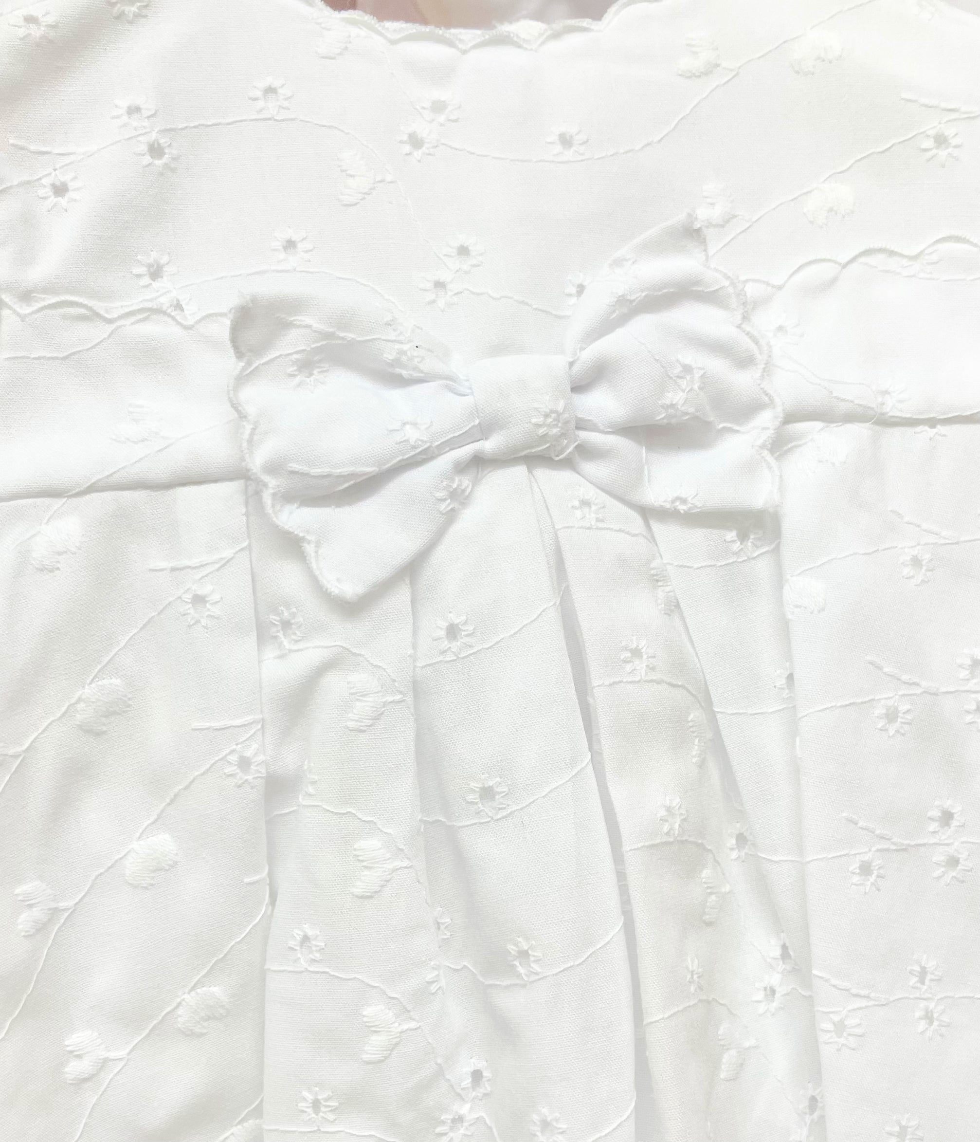 SL White Broderie Dress