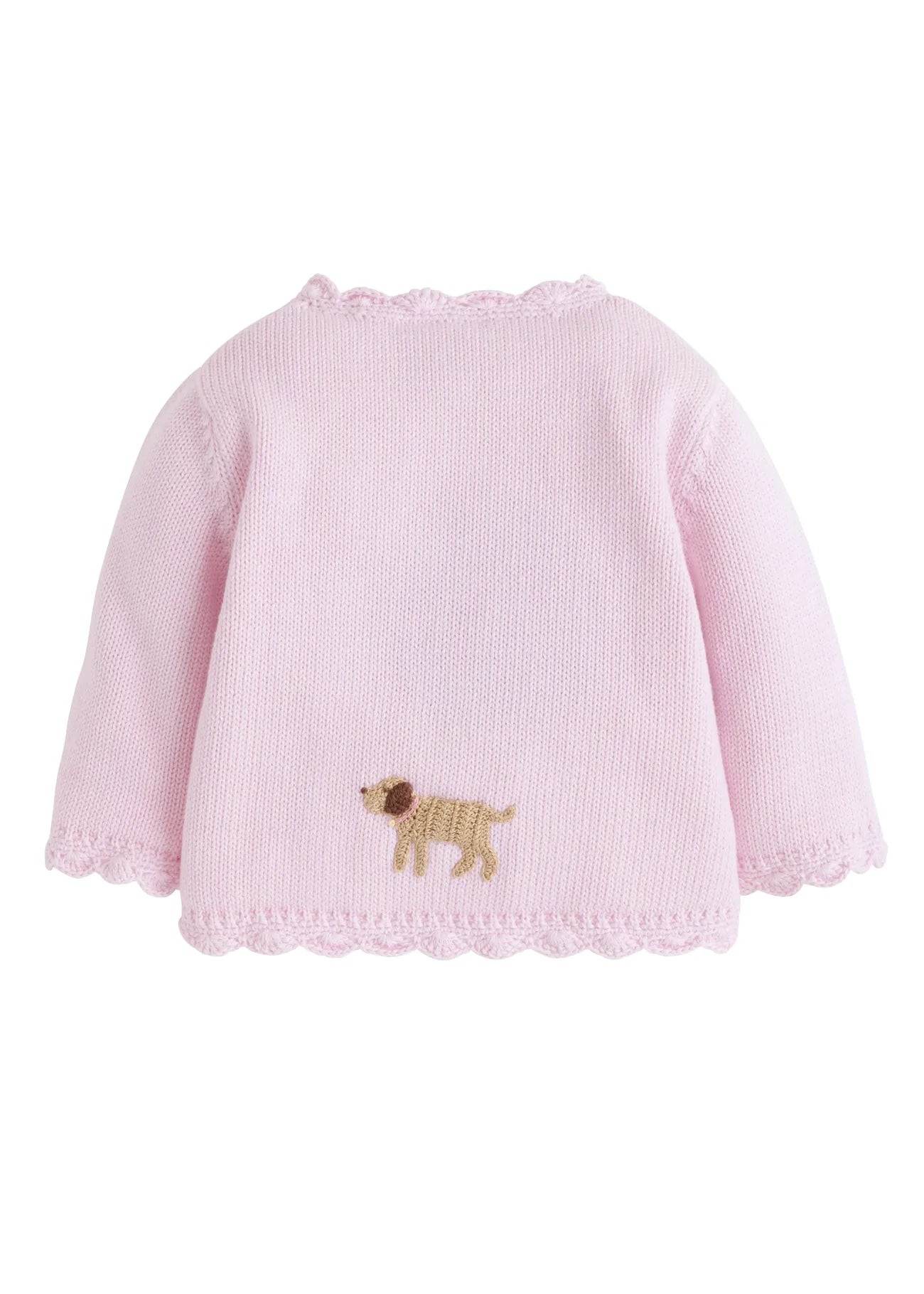 Pink Lab Crochet Sweater