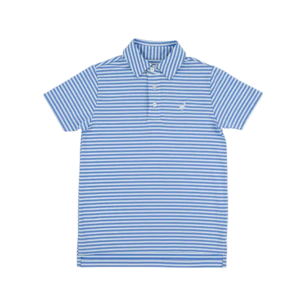 Blue Stripe Prepletic Polo