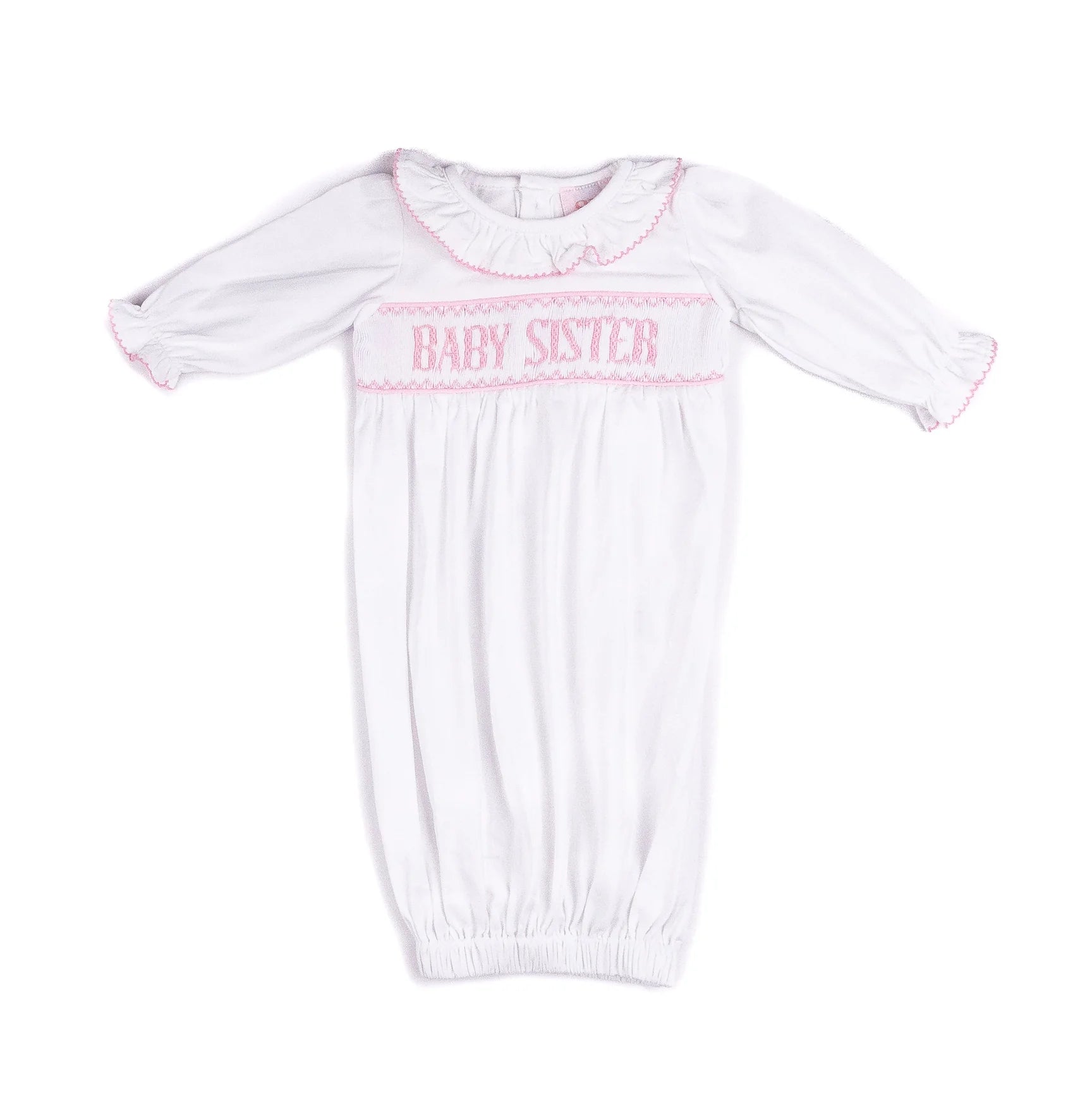 Baby Sister Smocked Gown