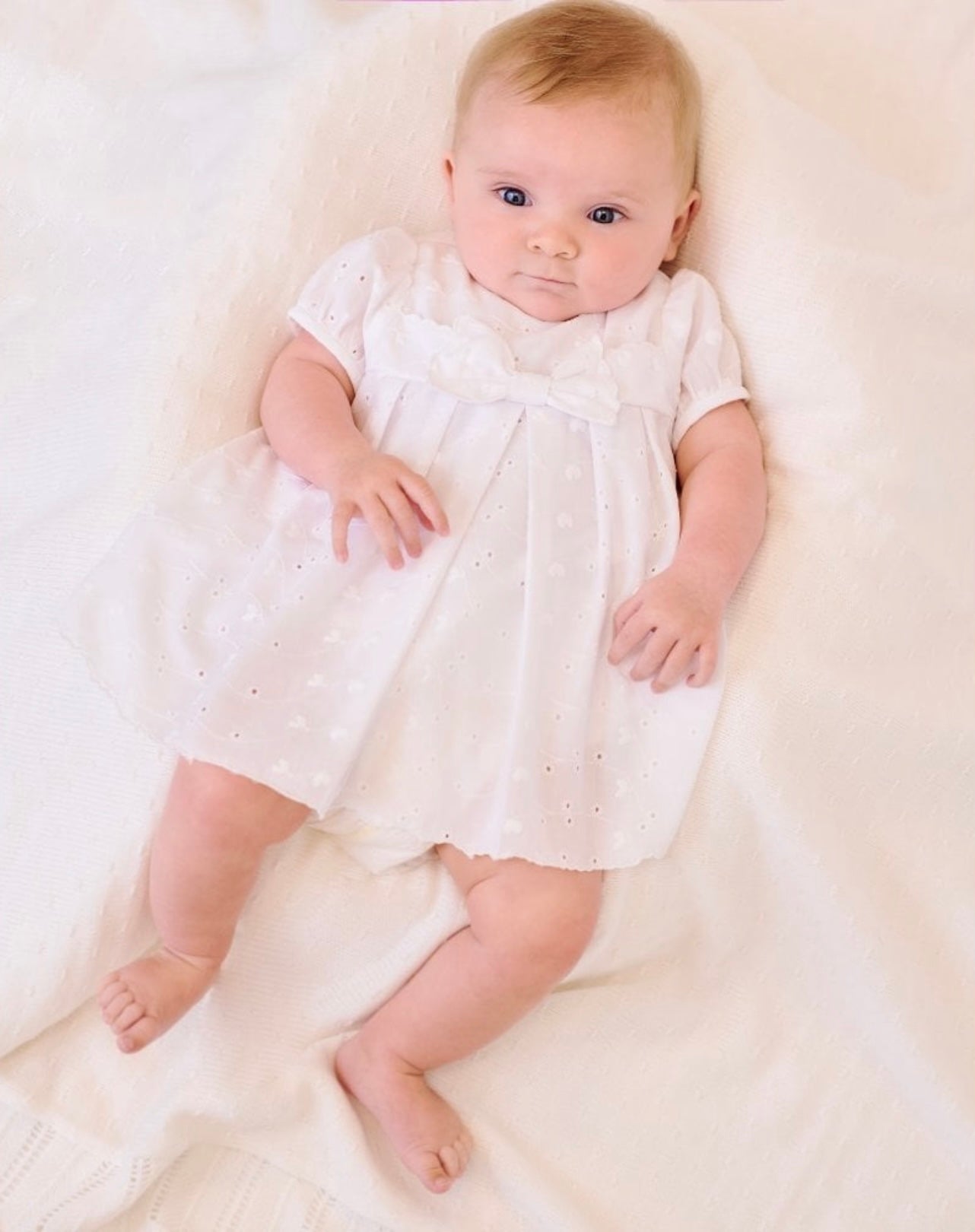 SL White Broderie Dress