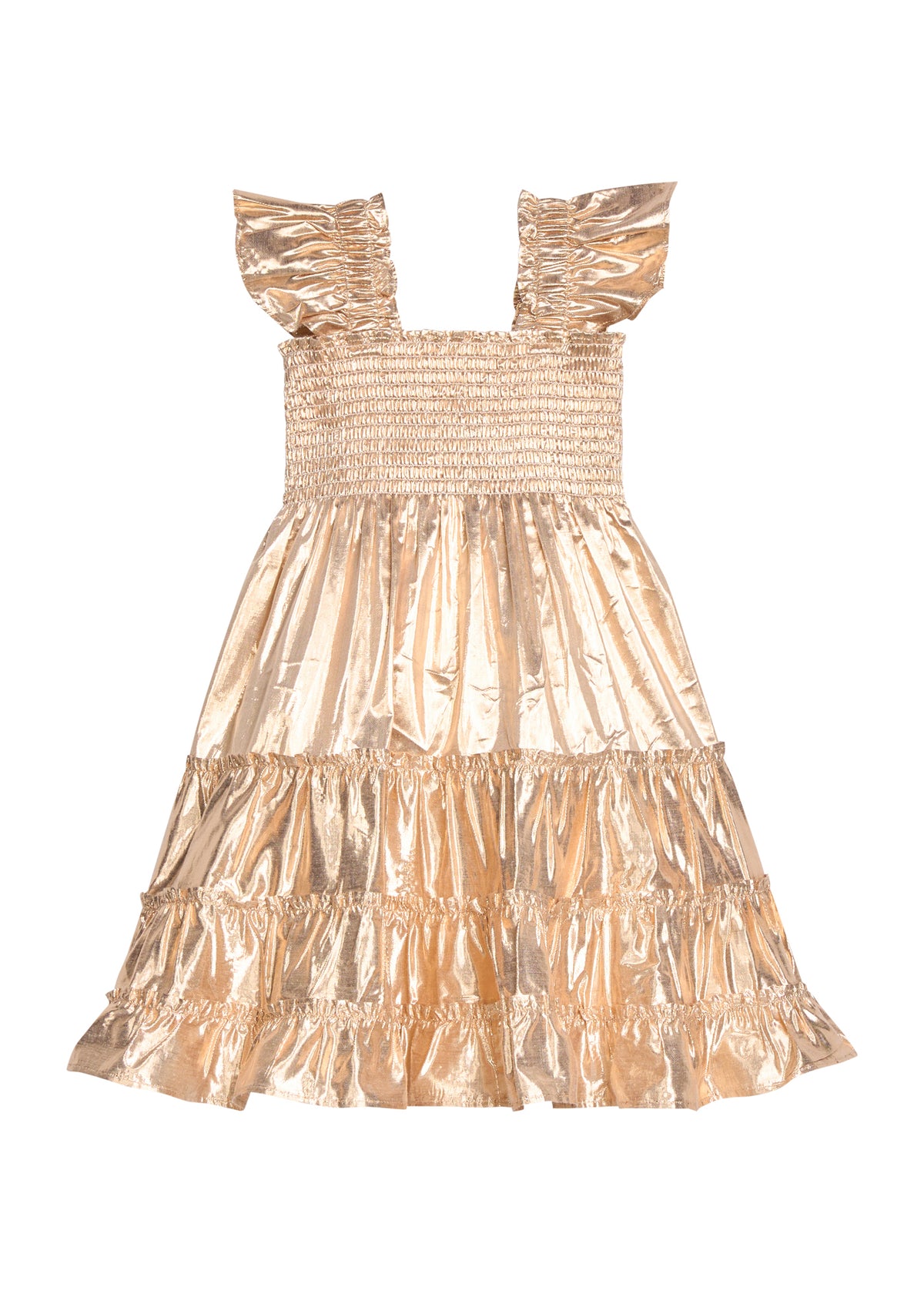 Gold Twirl Dress