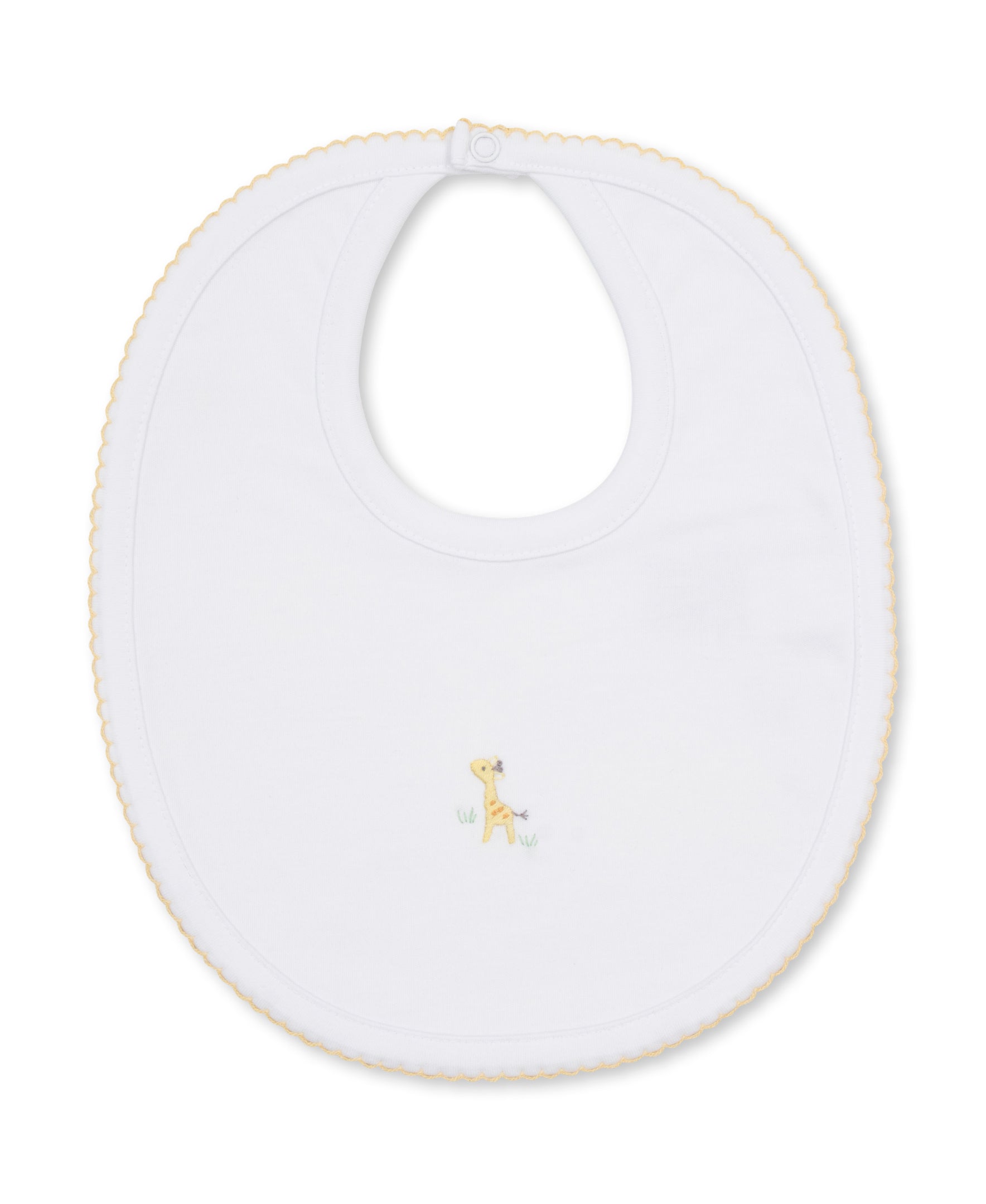 White Premier Giraffe Love Bib