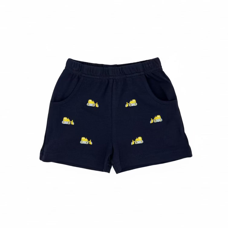 Navy Front-Loader Shorts