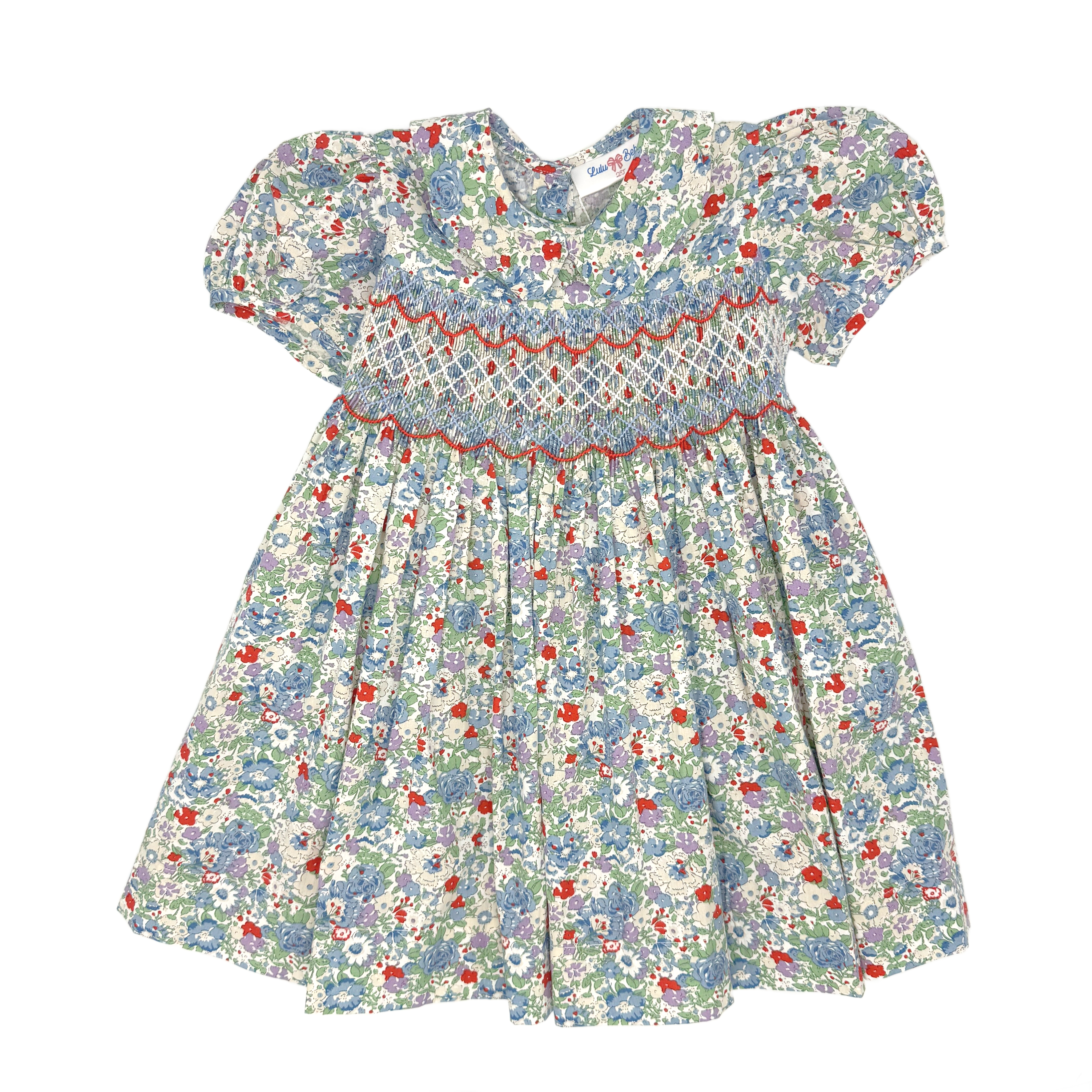 Blue Floral Gianna Dress