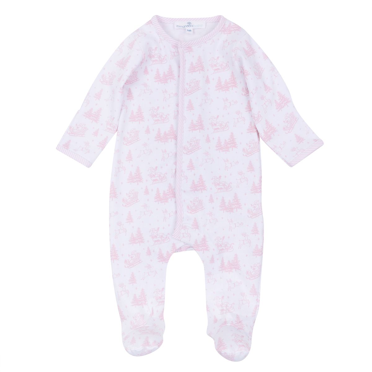 Holiday Toile Footie