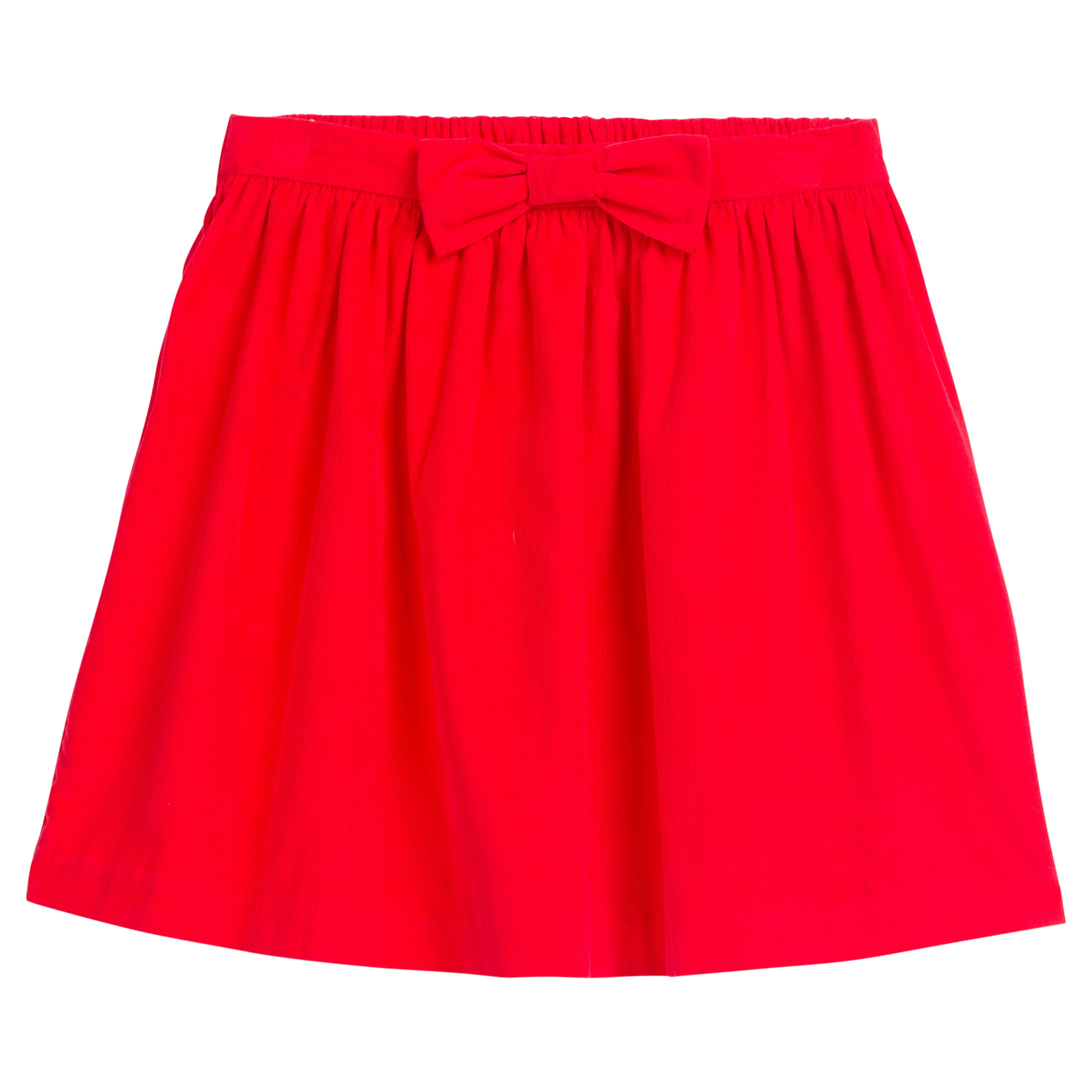 Red Cord Davant Bow Skirt