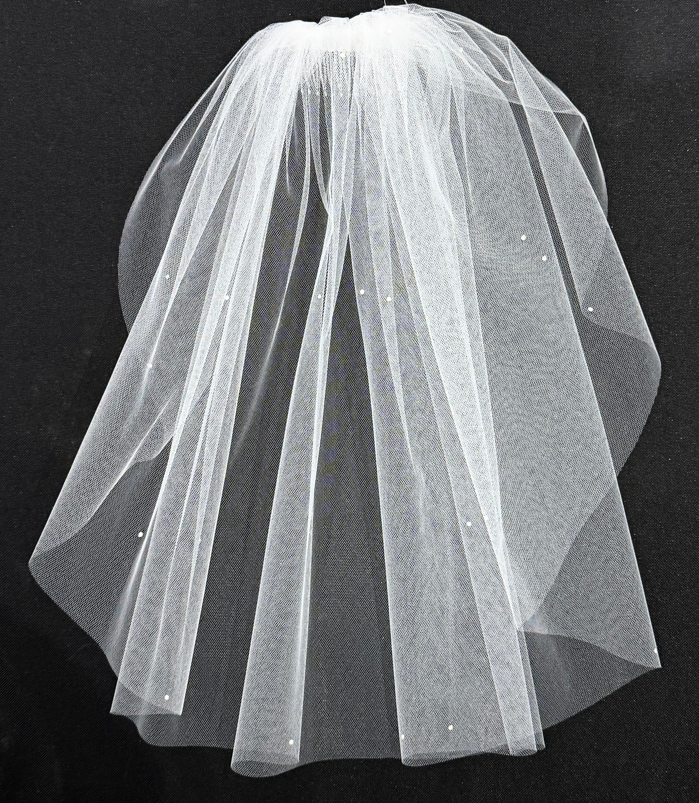 Diamond Scatter Veil 19”