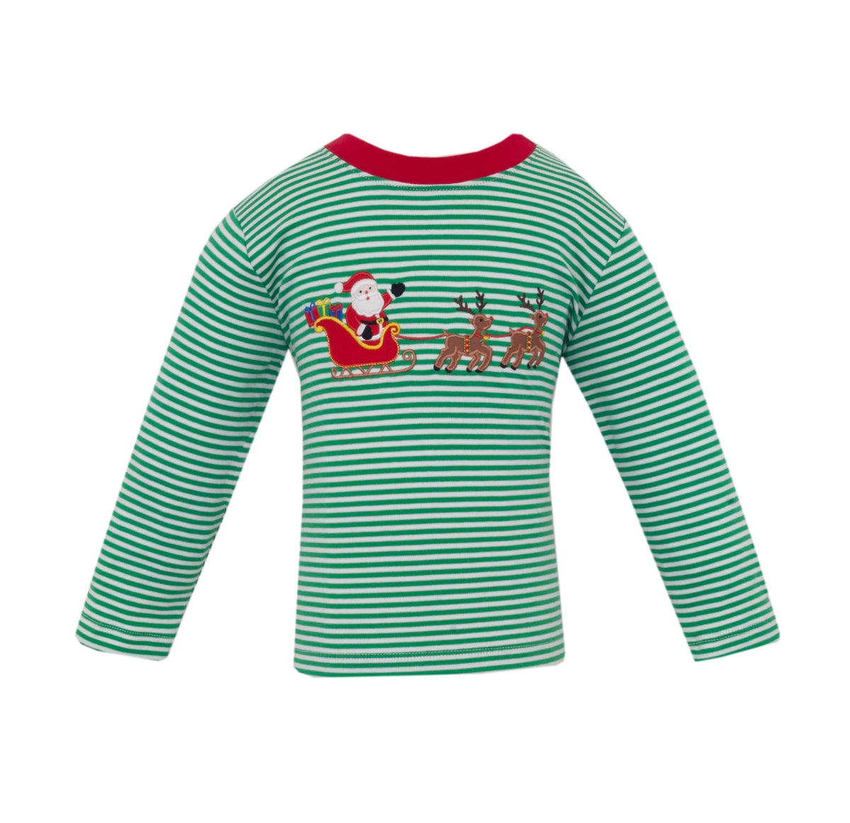 Green Striped Sleigh Shirt