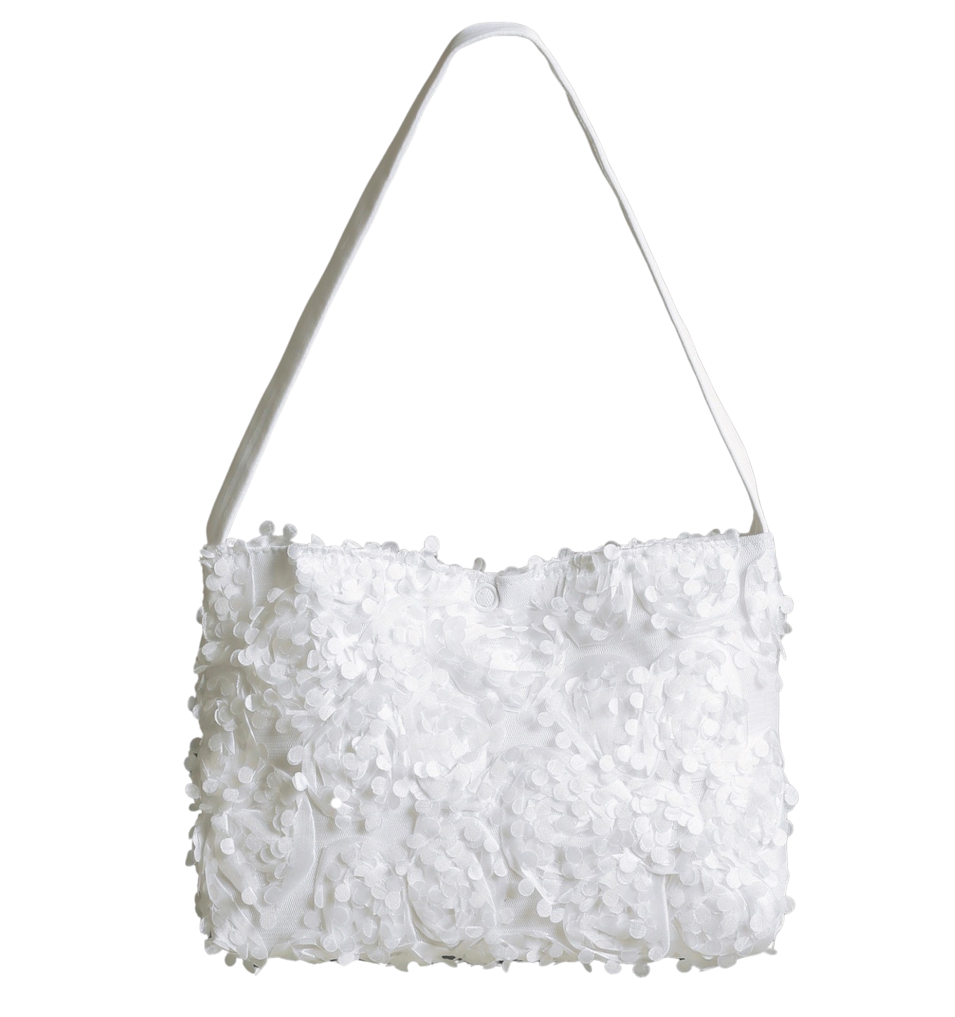 White Flower Purse