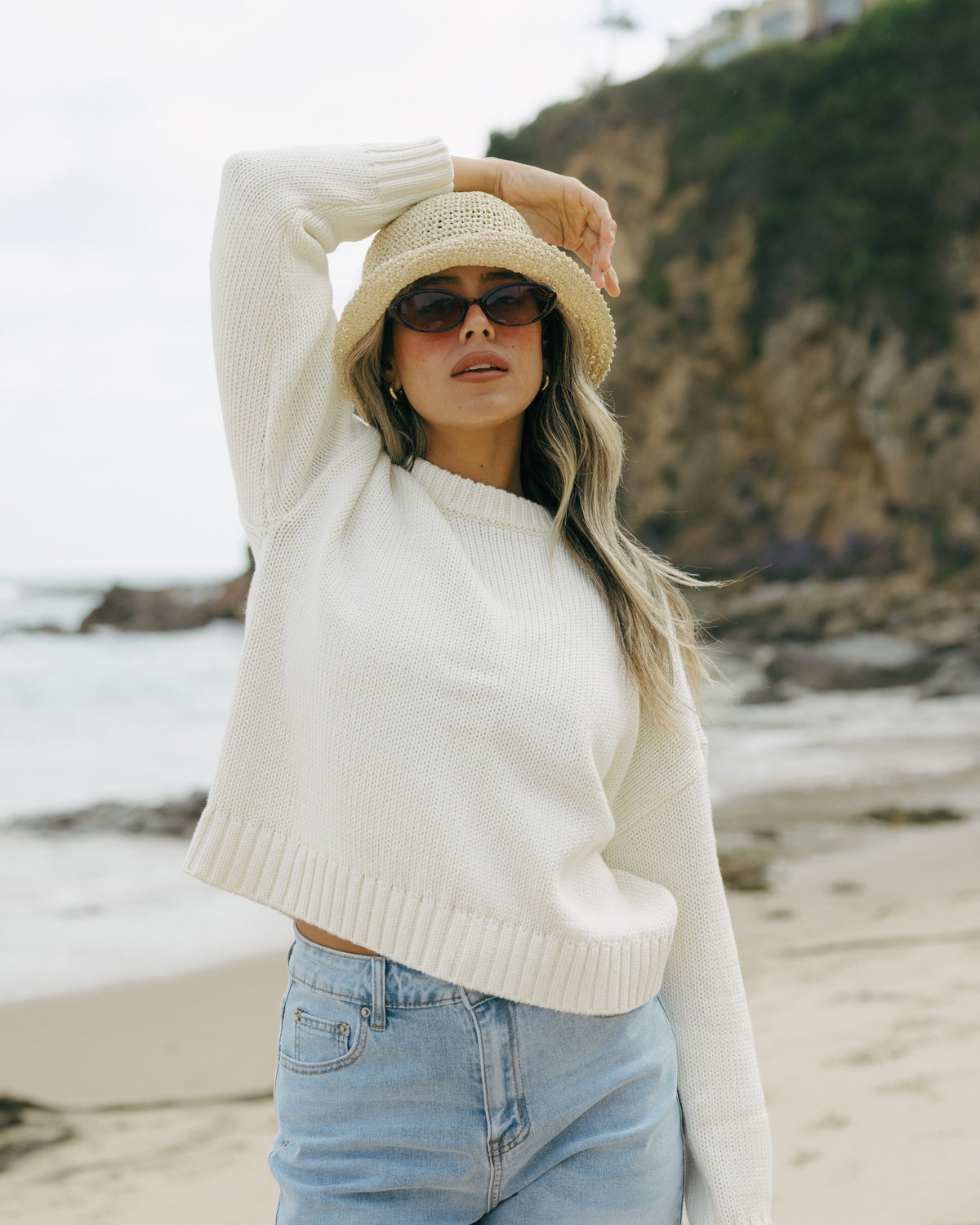 Elena Ivory Sweater
