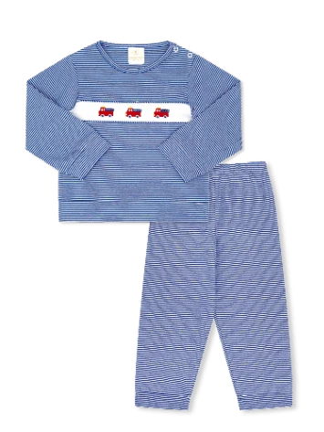 Firetruck Knit Pants Set