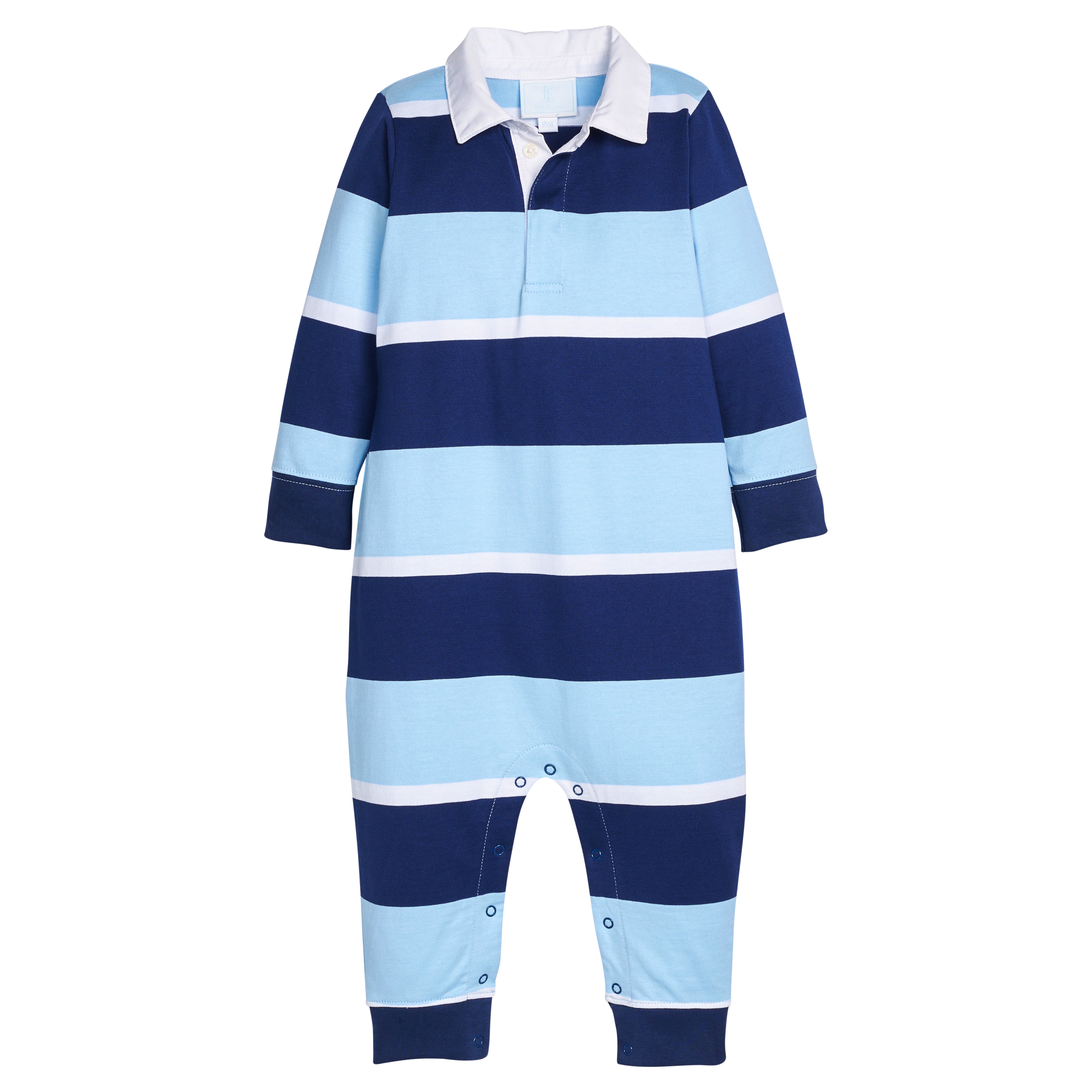 Varsity Stripe Rugby Romper