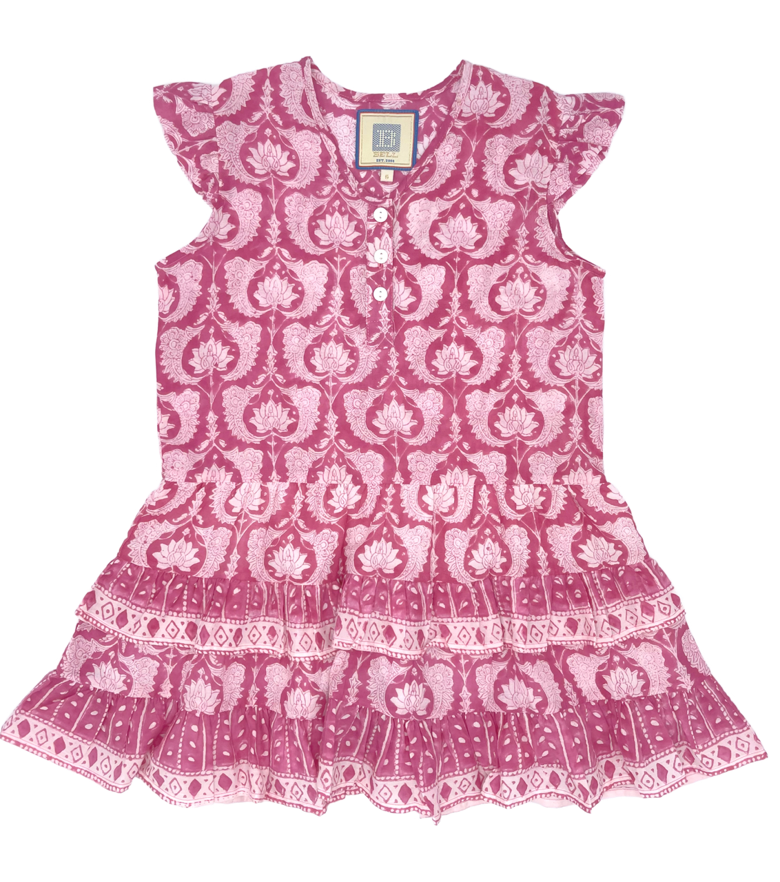 Pink Print Vera Dress