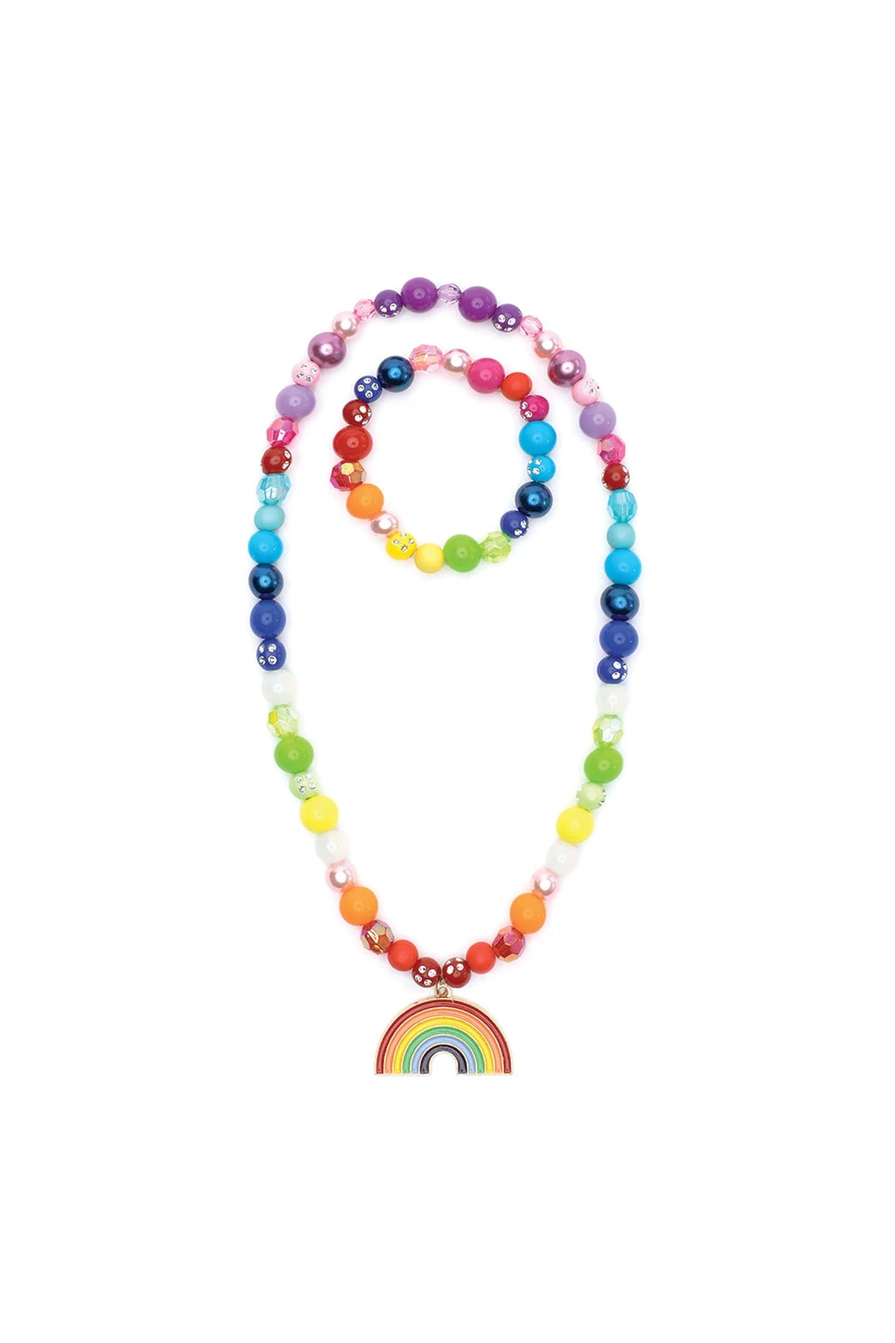 Rainbow Necklace Set