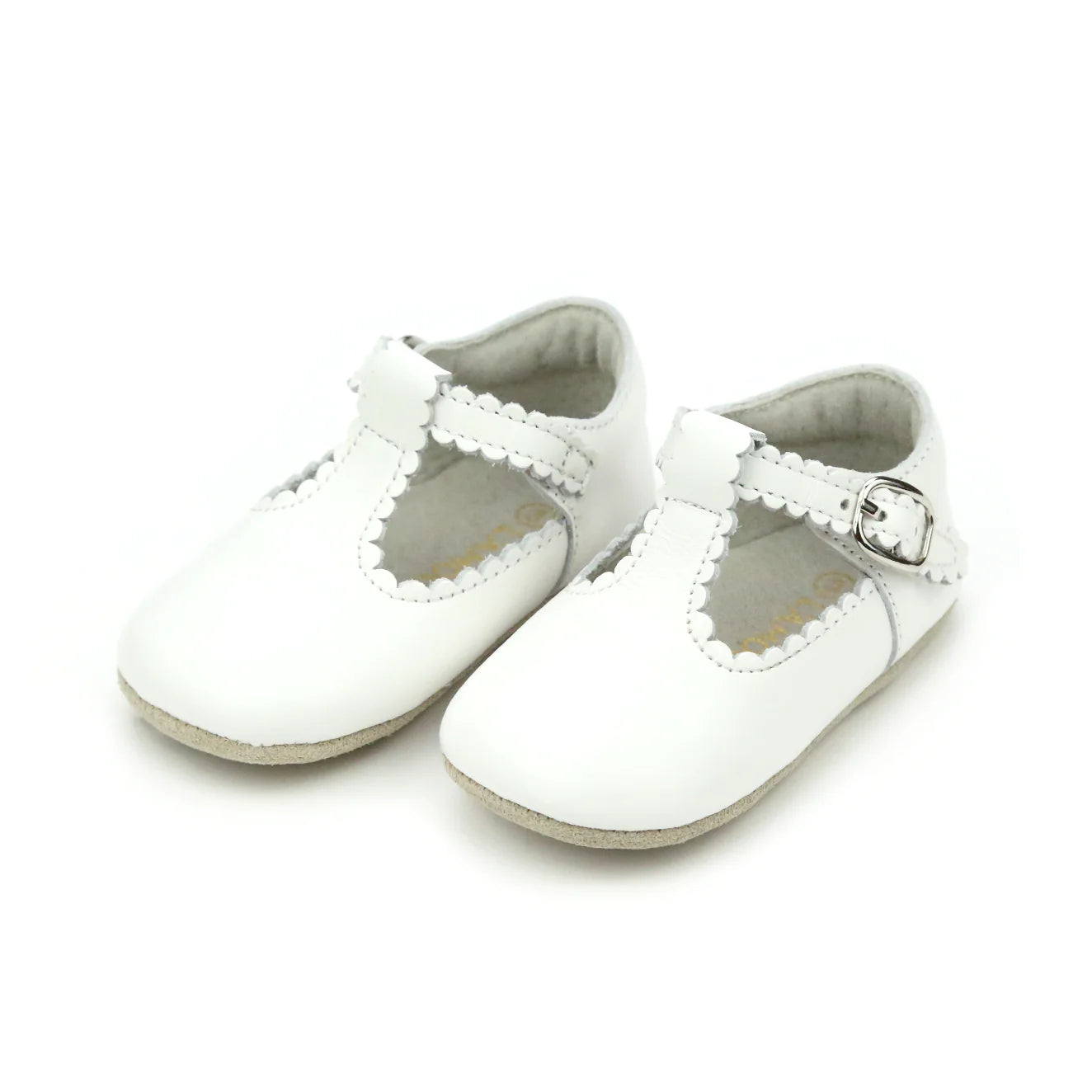 White Elodie Scallop MJ