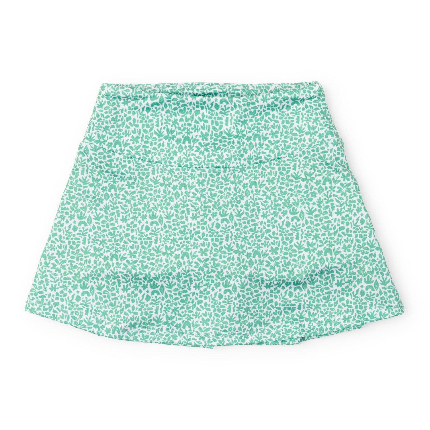 Green Floral Margot Skort